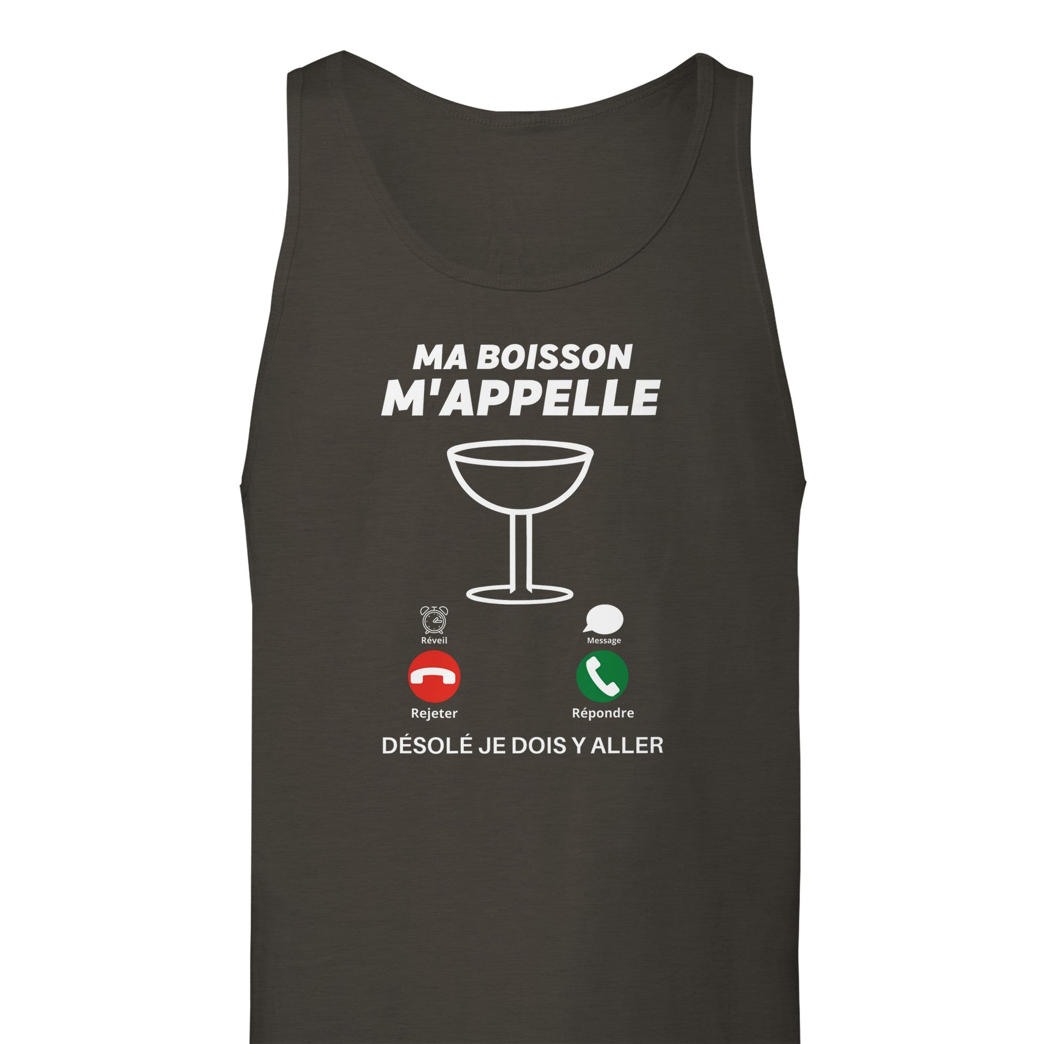 Débardeur Apéro "Ma boisson m'appelle" | Mixte French Humour