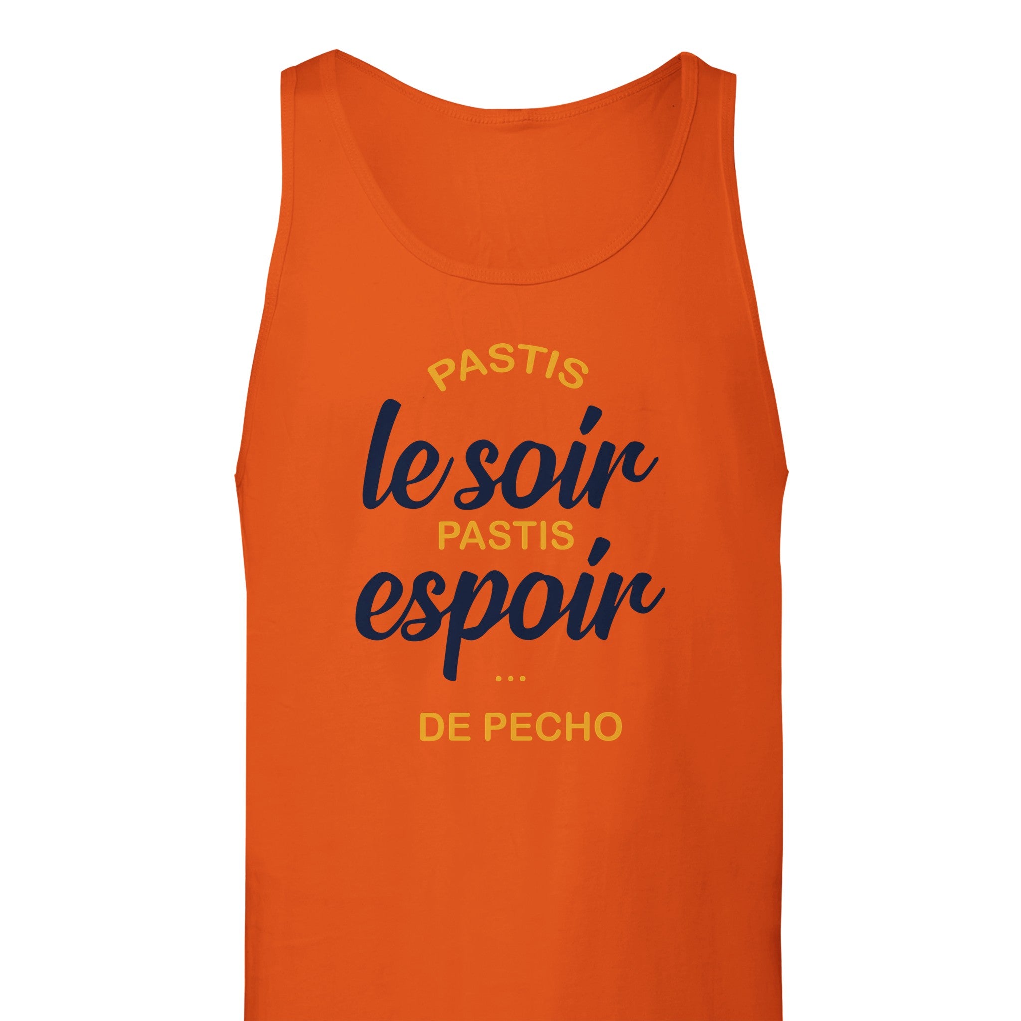 Débardeur Pastis "Pastis le soir pastis espoir de pécho" | Mixte French Humour