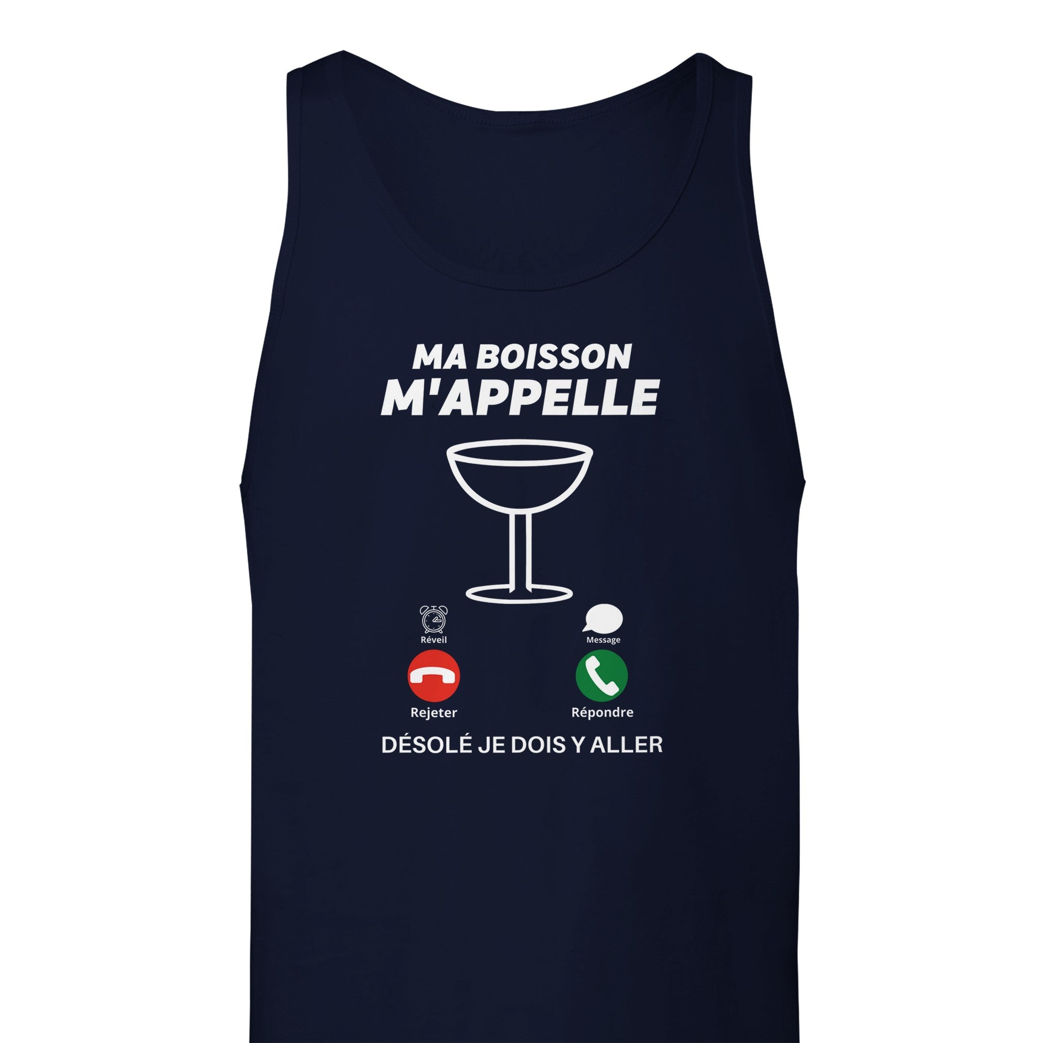 Débardeur Apéro "Ma boisson m'appelle" | Mixte French Humour