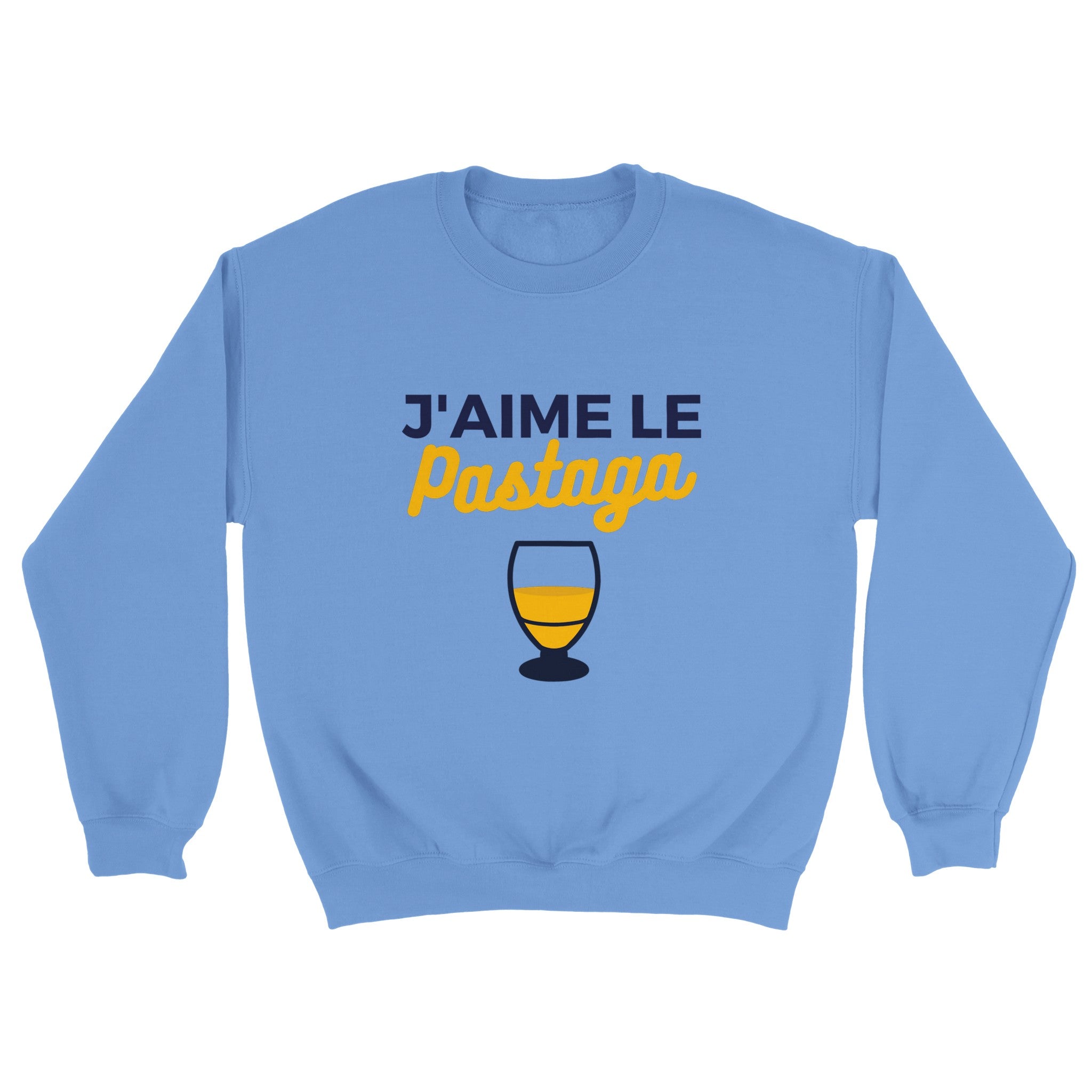Sweat pastis "J'aime le pastaga" | Mixte French Humour