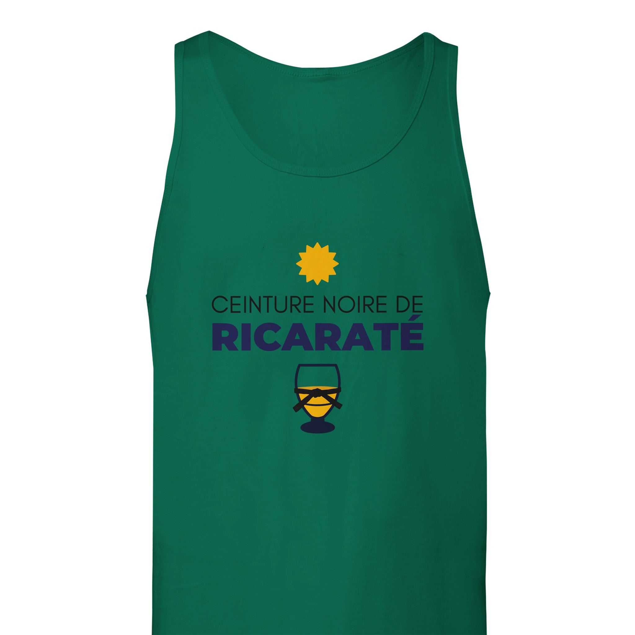 Débardeur Pastis "Ceinture noire de ricaraté" | Mixte French Humour
