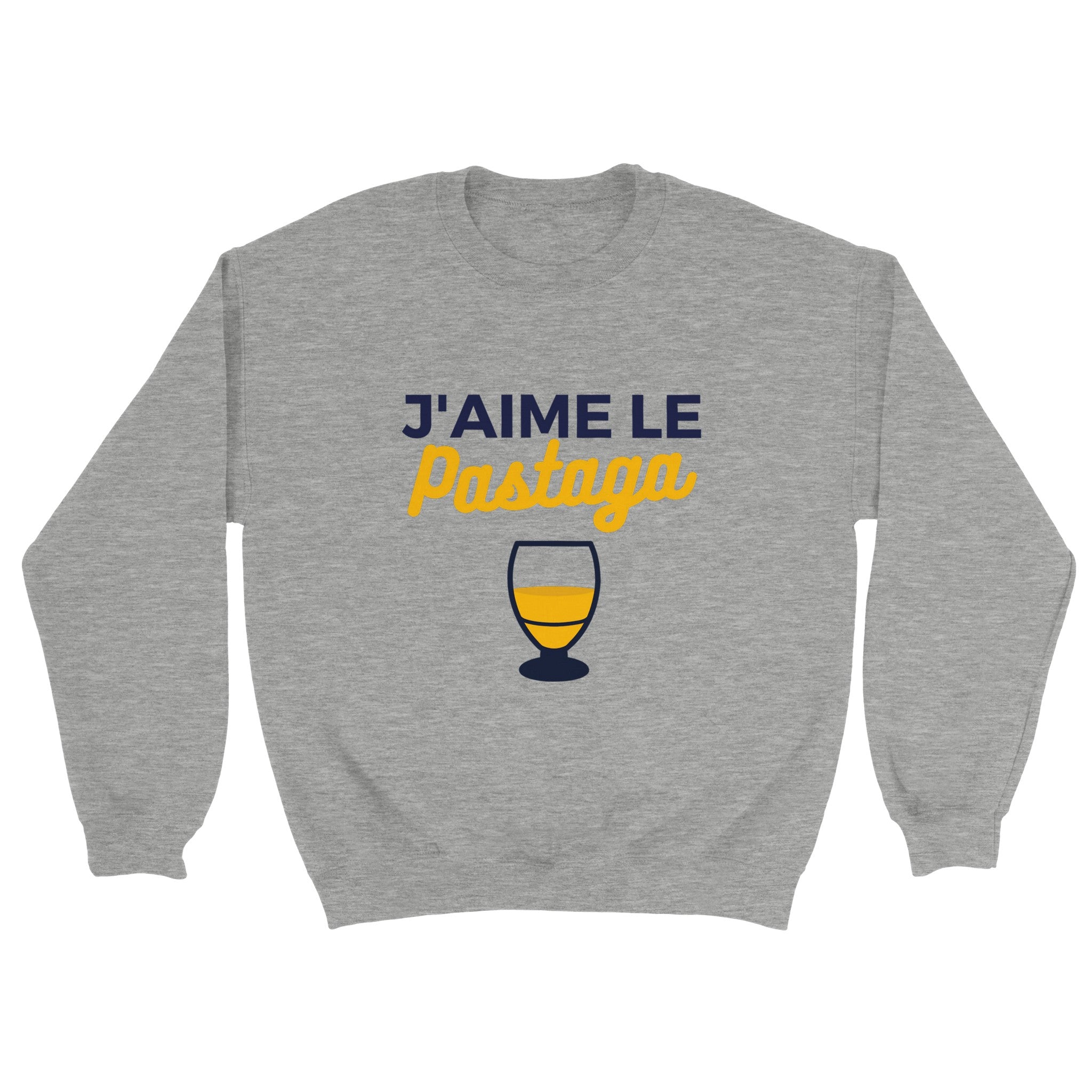 Sweat pastis "J'aime le pastaga" | Mixte French Humour
