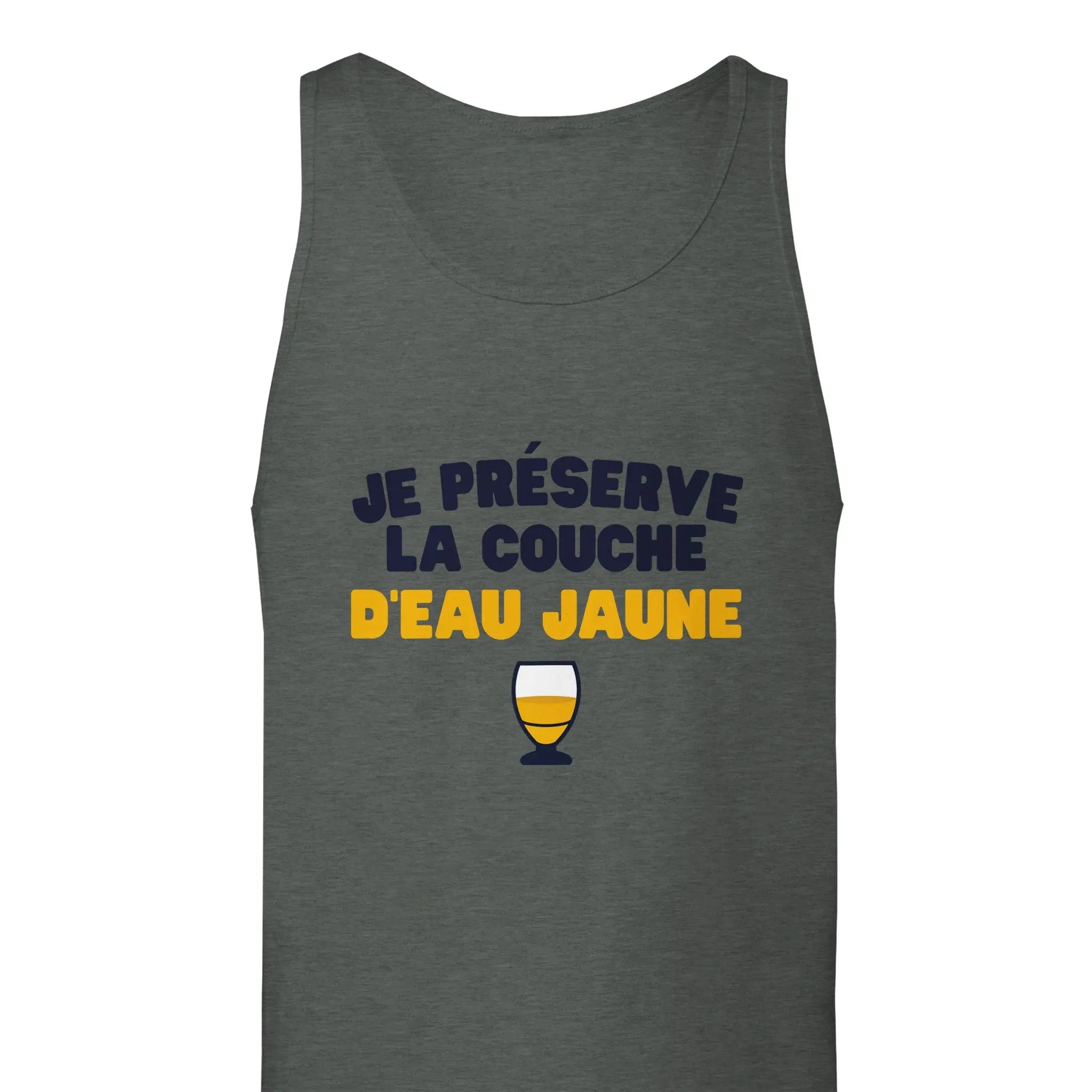 Débardeur Pastis "Je préserve la couche d'eau jaune" | Mixte French Humour