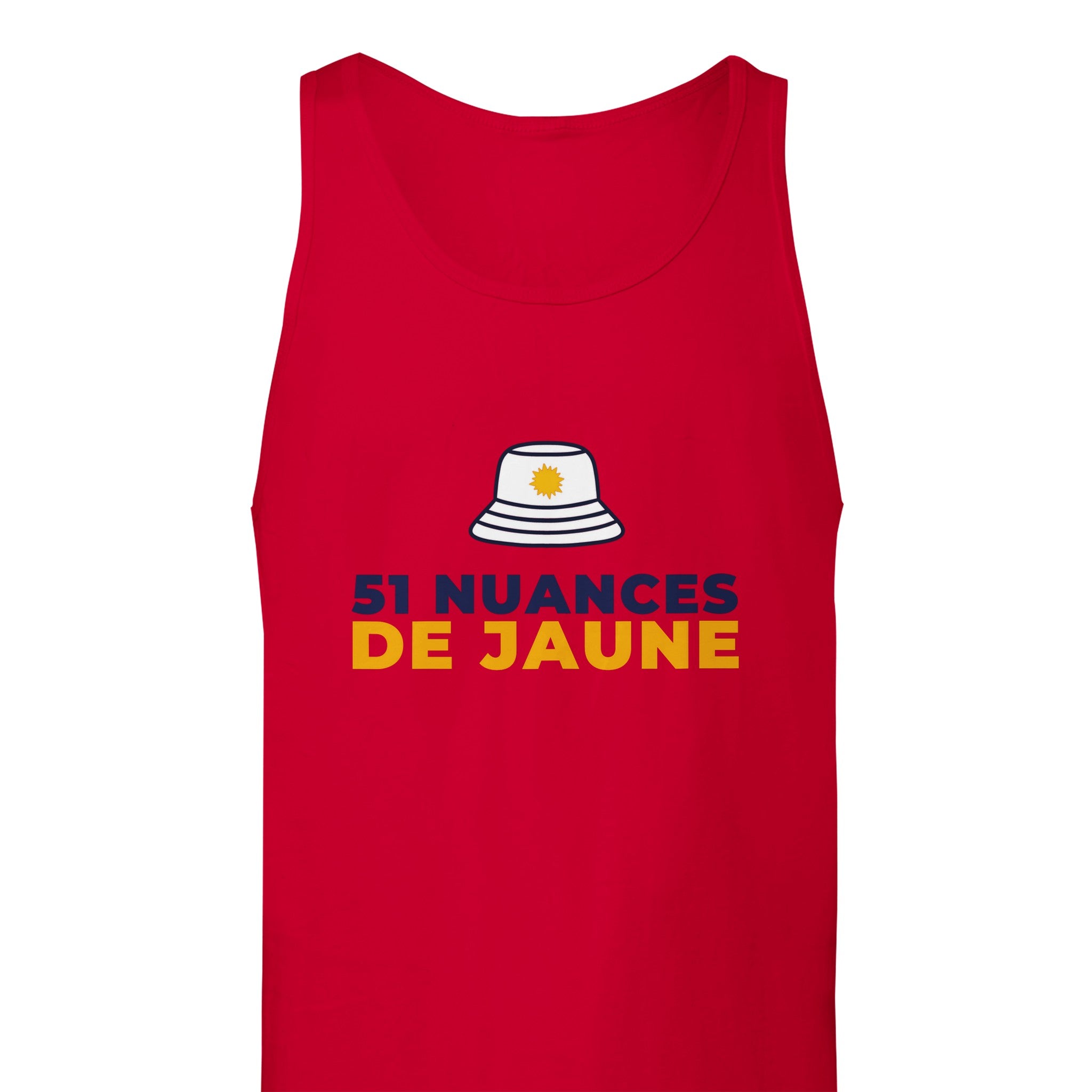 Débardeur Pastis "51 nuances de jaune" | Mixte French Humour