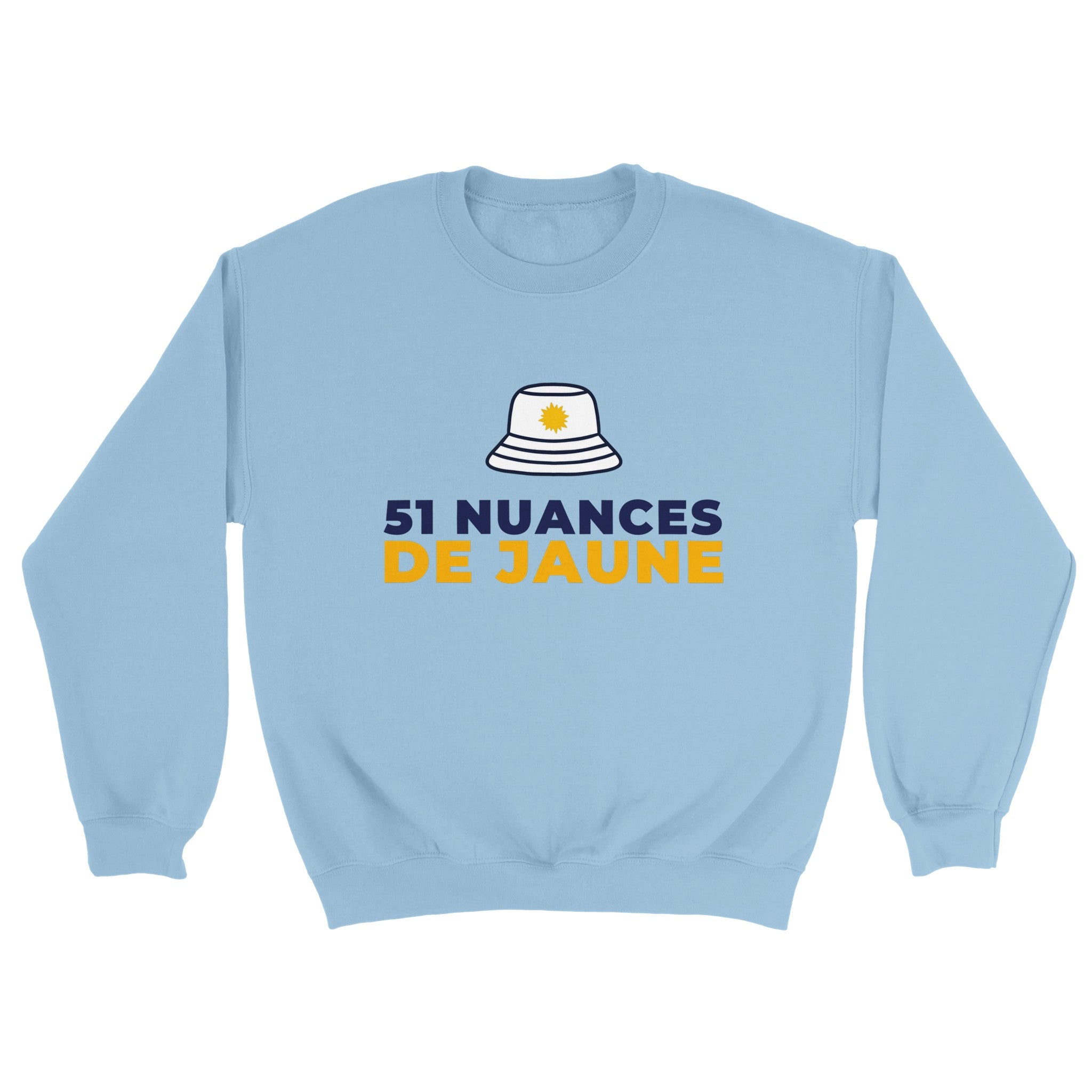 Sweat pastis "51 nuances de jaune" | Mixte French Humour