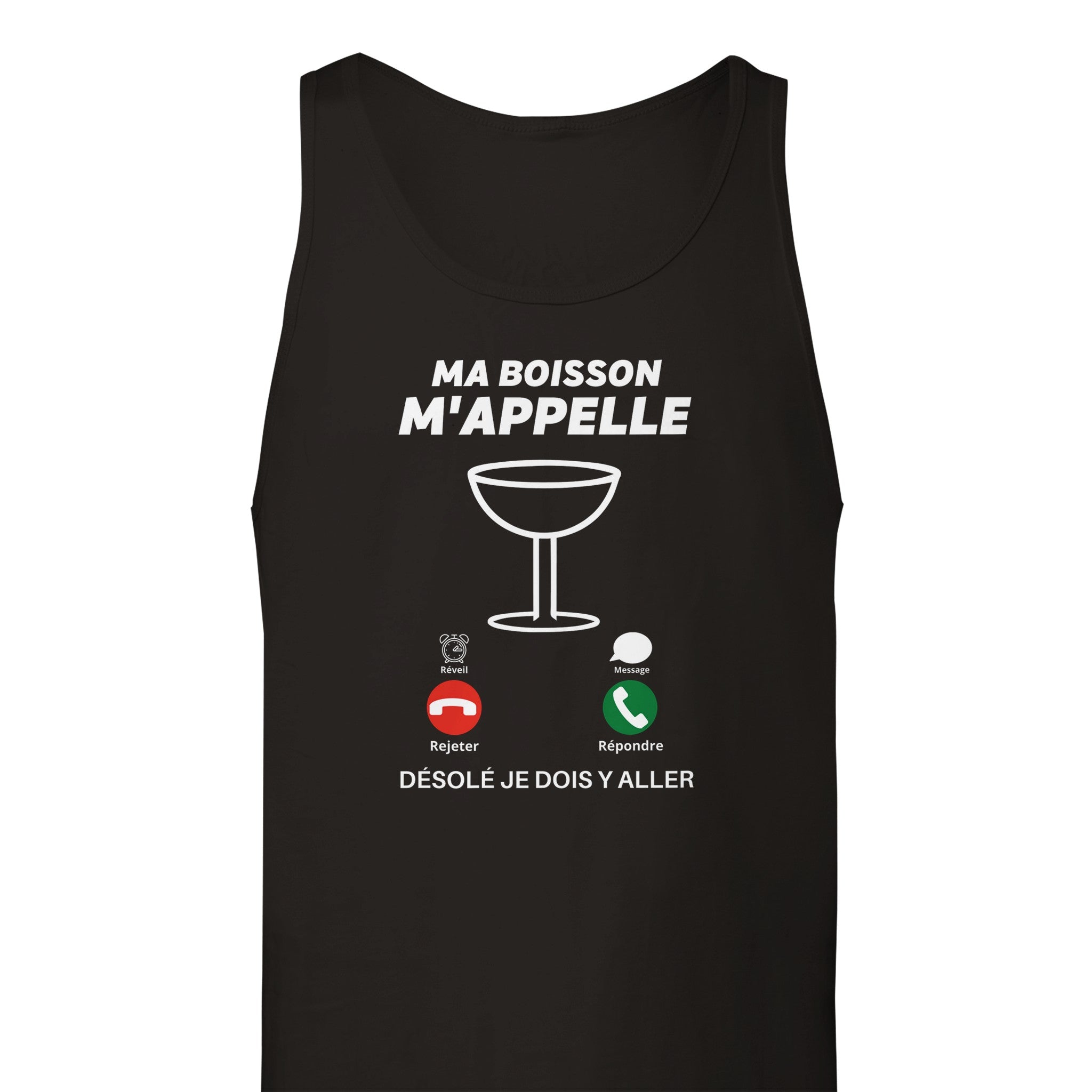 Débardeur Apéro "Ma boisson m'appelle" | Mixte French Humour
