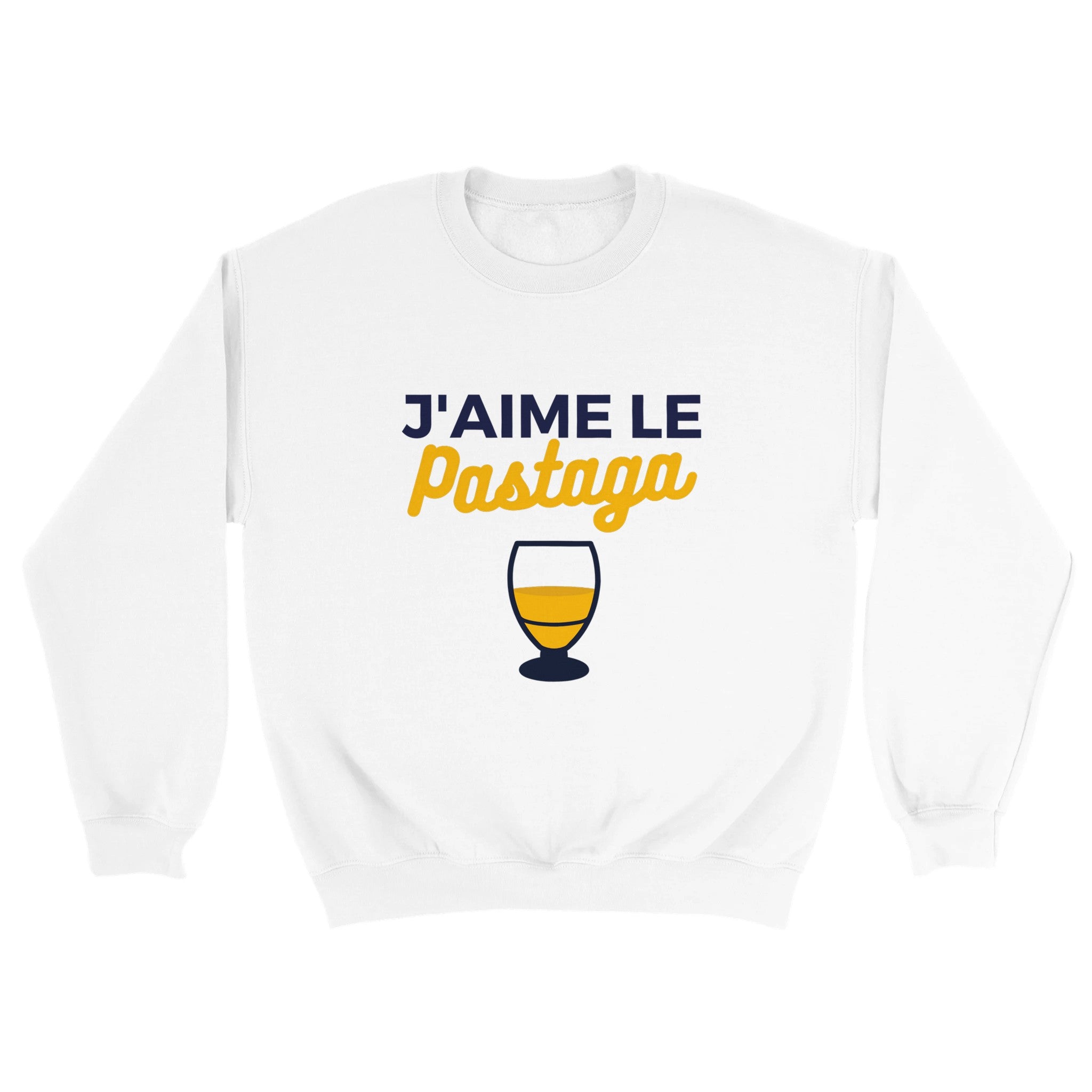 Sweat pastis "J'aime le pastaga" | Mixte French Humour