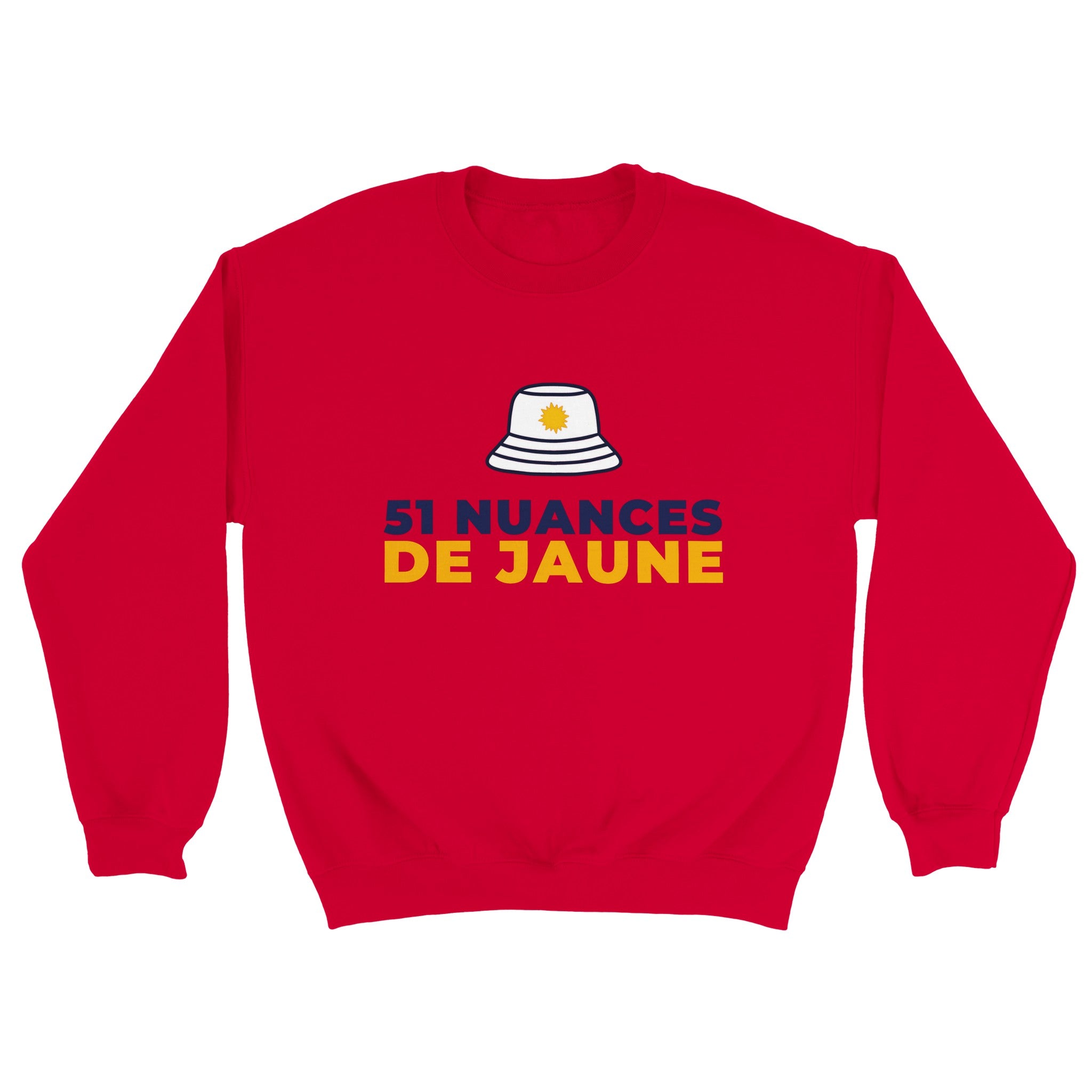Sweat pastis "51 nuances de jaune" | Mixte French Humour