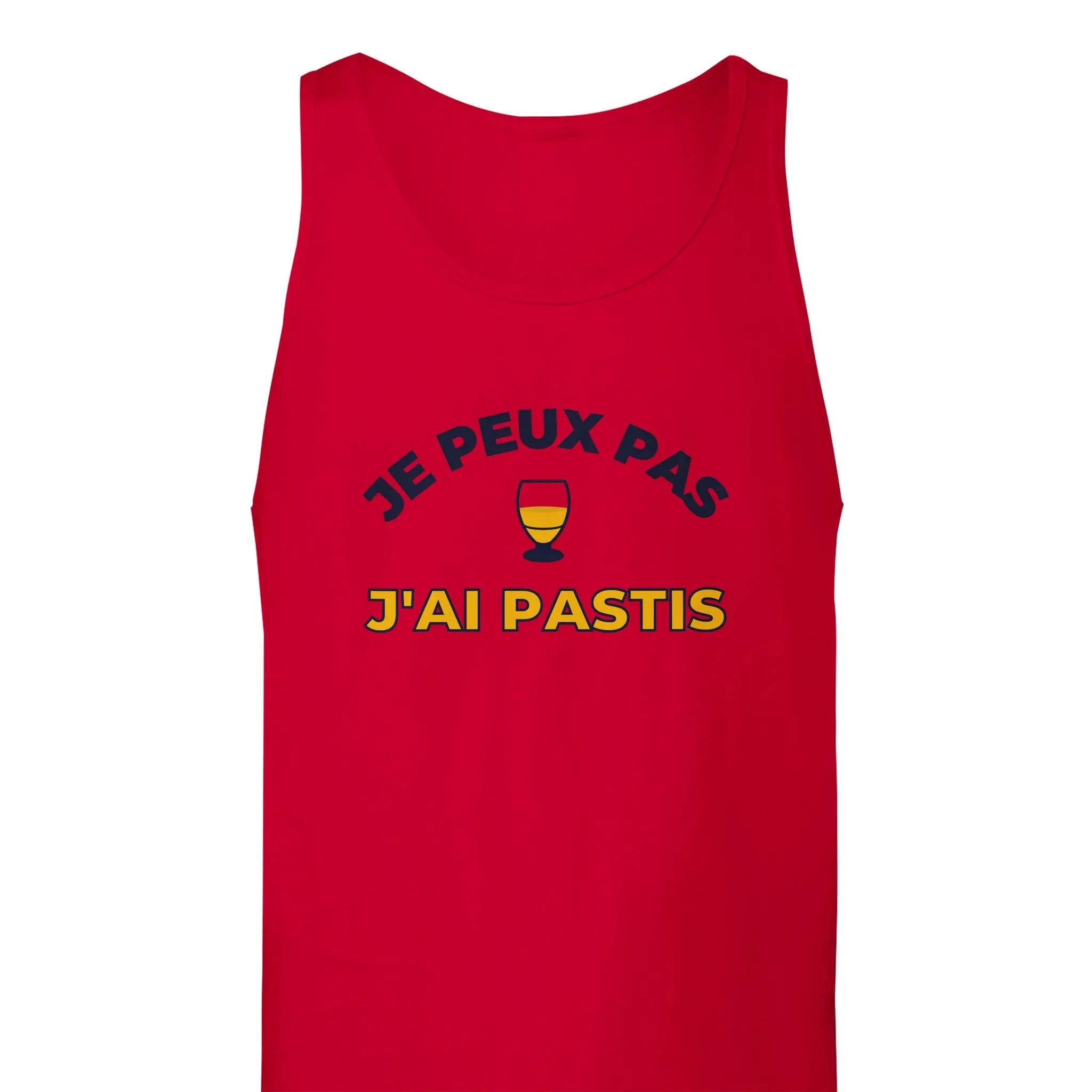 Débardeur Pastis "Je peux pas j'ai pastis" | Mixte French Humour
