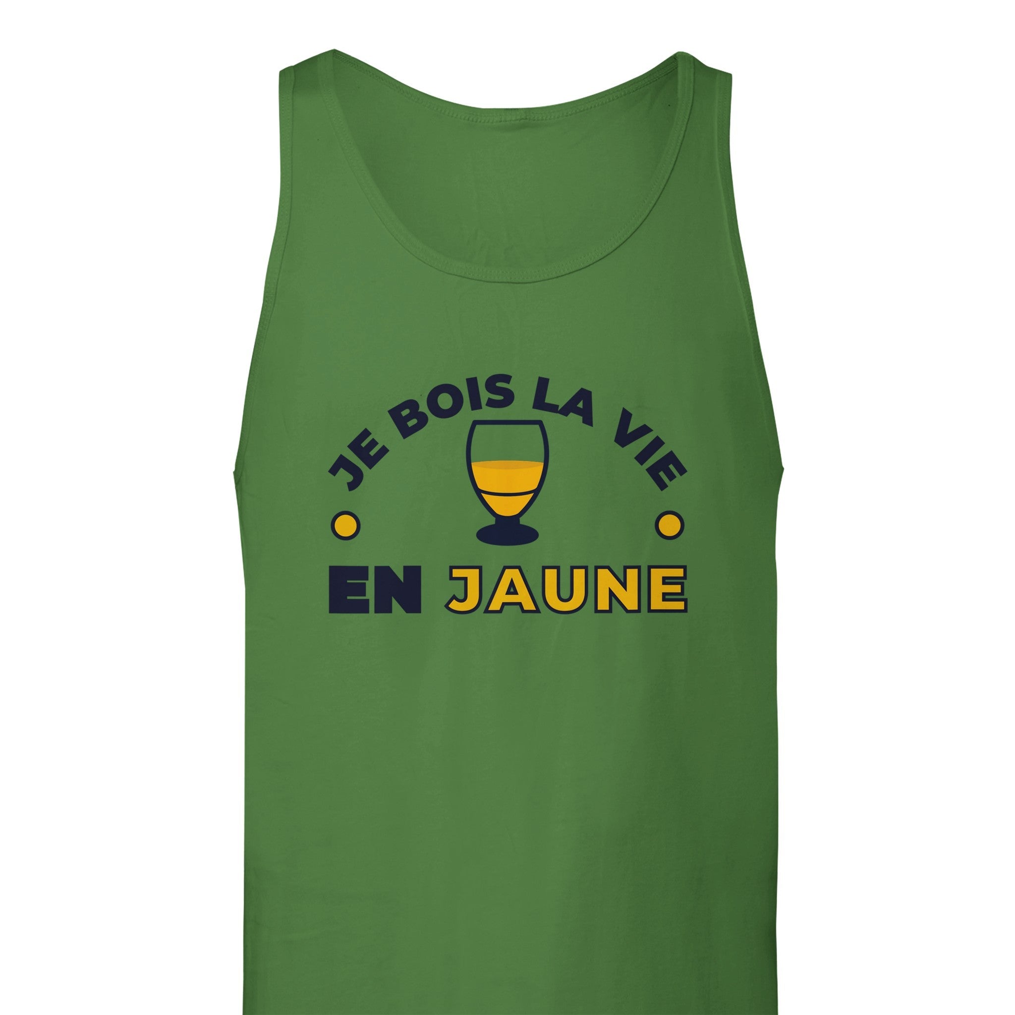 Débardeur Pastis "Je bois la vie en jaune" | Mixte French Humour