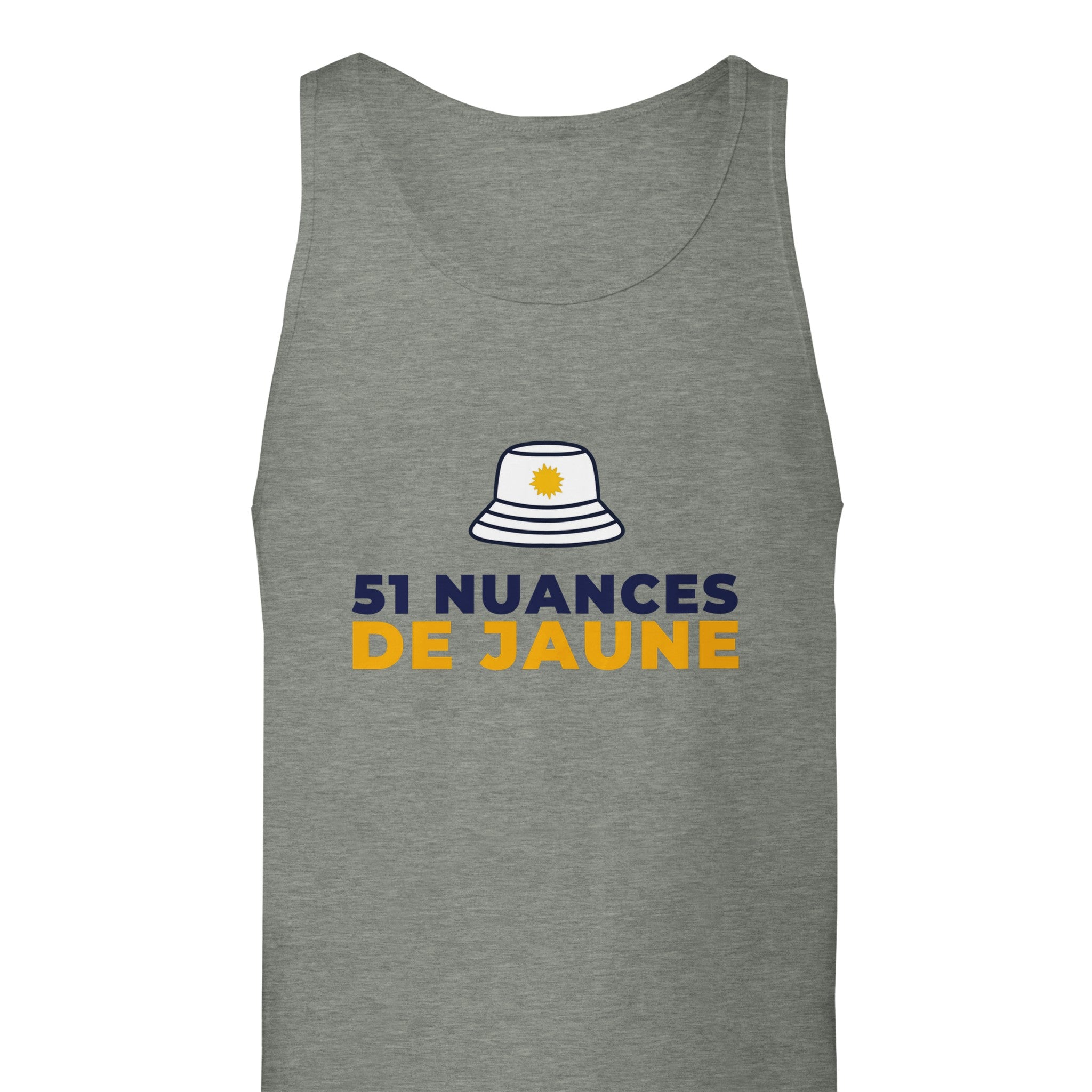 Débardeur Pastis "51 nuances de jaune" | Mixte French Humour