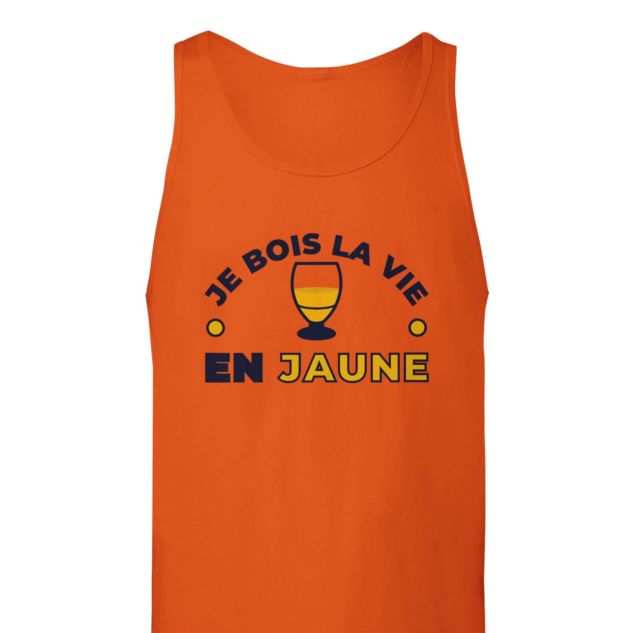 Débardeur Pastis "Je bois la vie en jaune" | Mixte