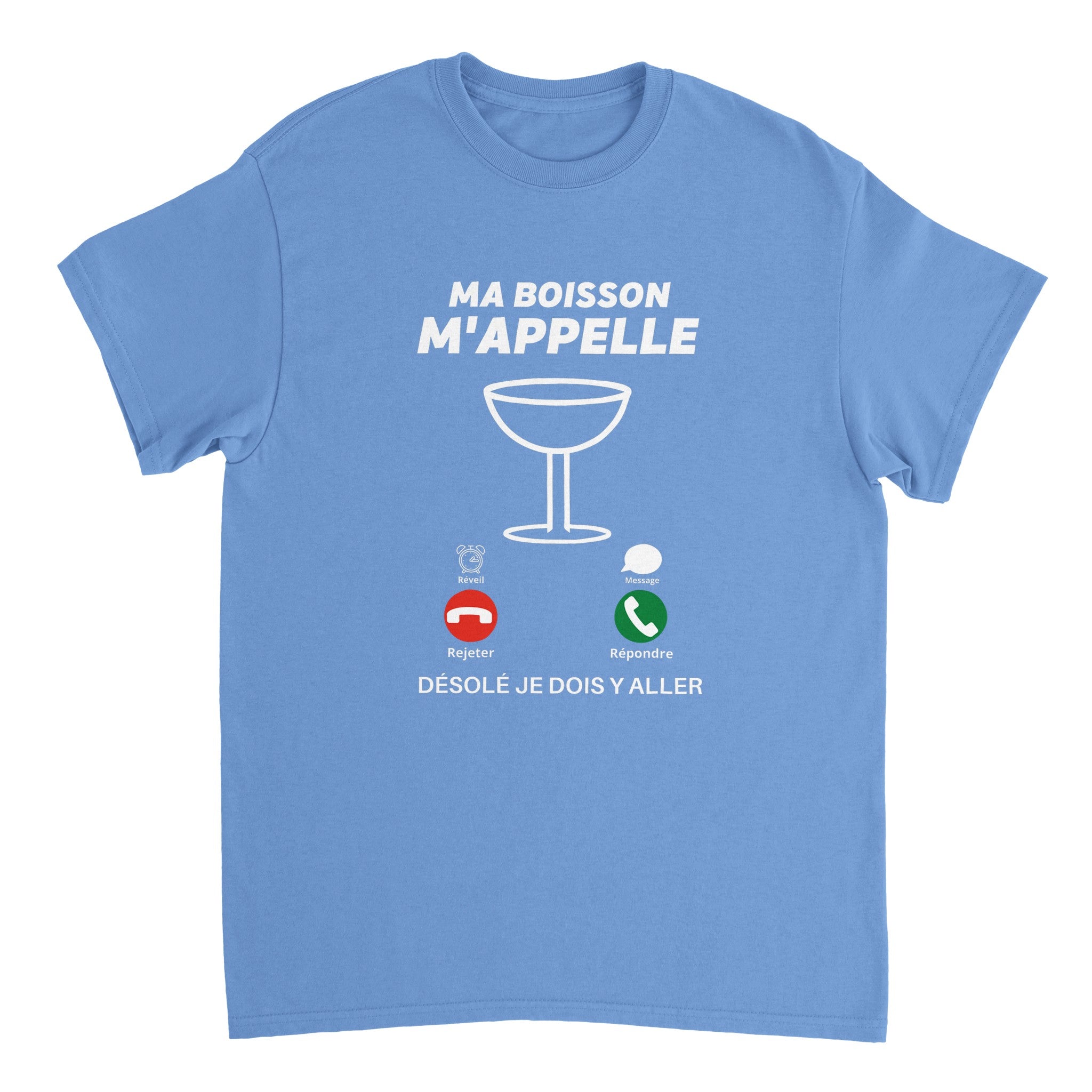 T-shirt Apéro "Ma boisson m'appelle" | Mixte French Humour