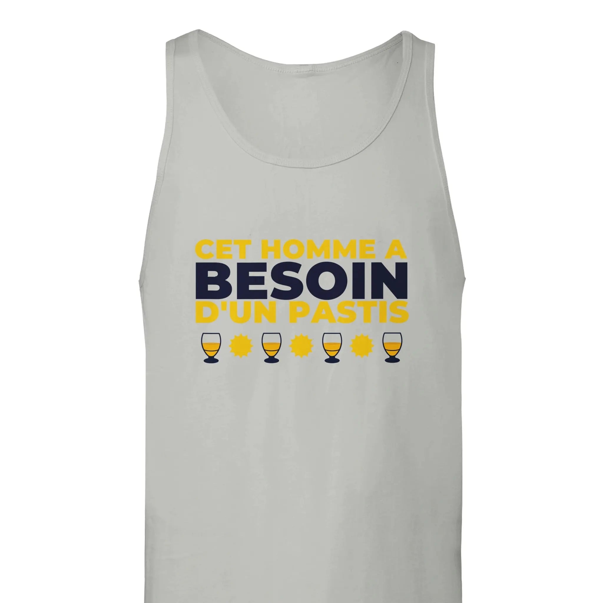 Débardeur Pastis "Cet homme a besoin d'un pastis" | Mixte French Humour