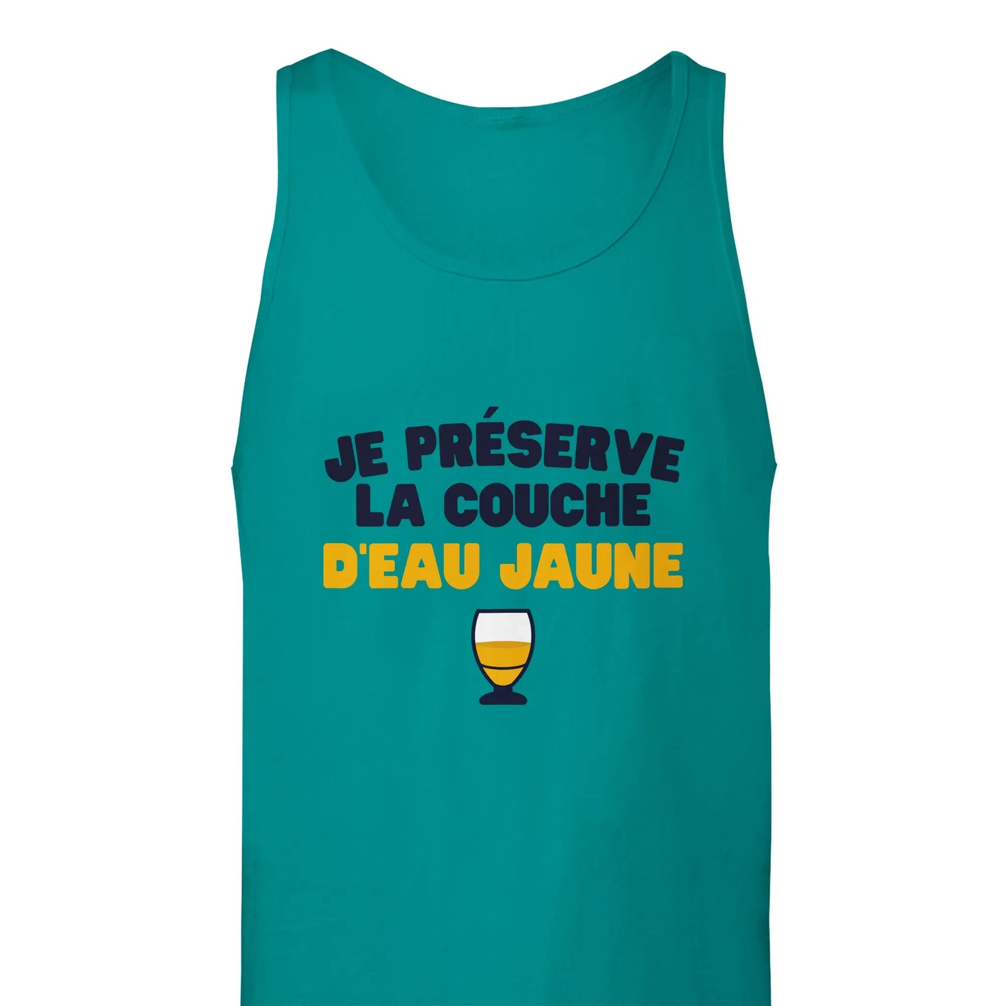 Débardeur Pastis "Je préserve la couche d'eau jaune" | Mixte French Humour