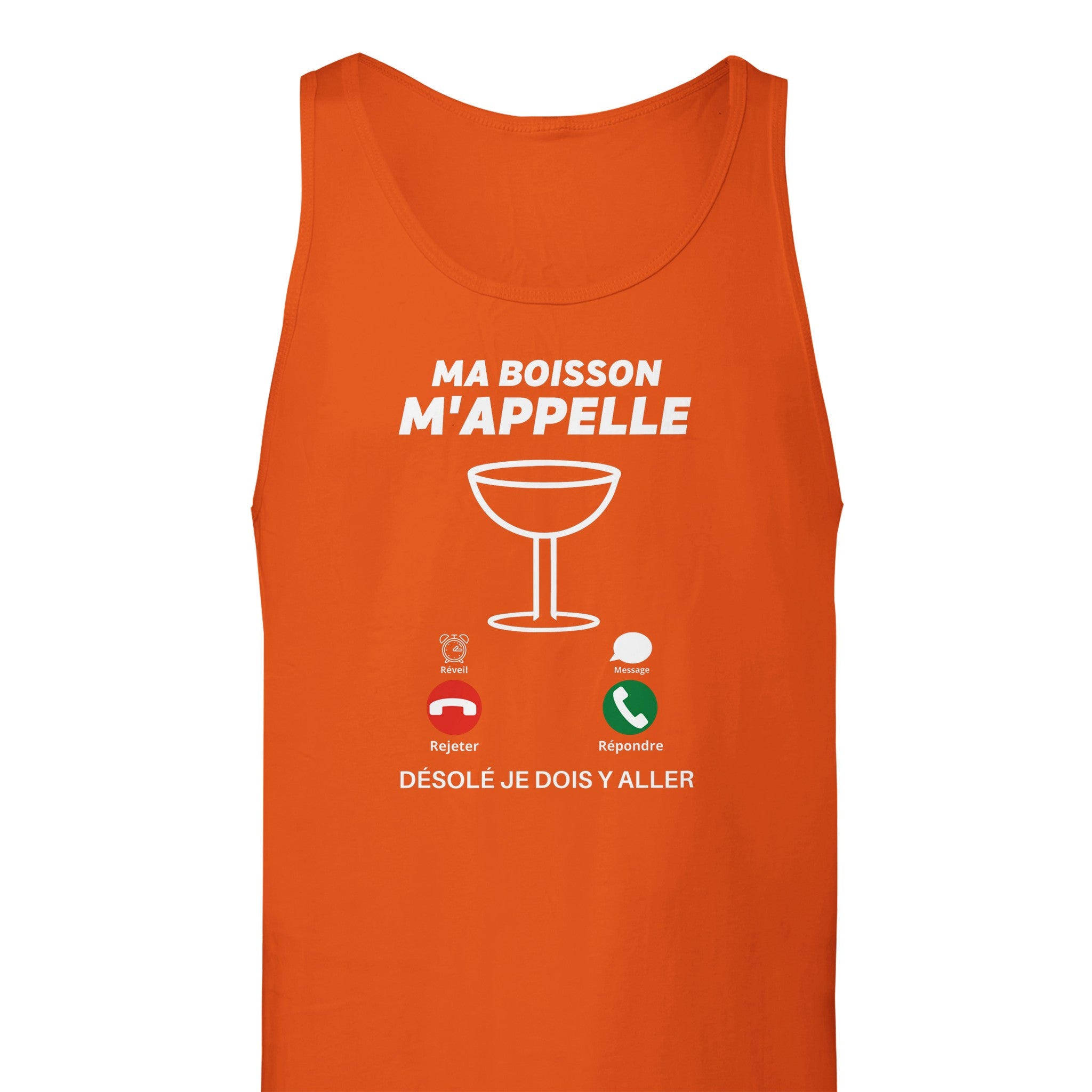 Débardeur Apéro "Ma boisson m'appelle" | Mixte French Humour