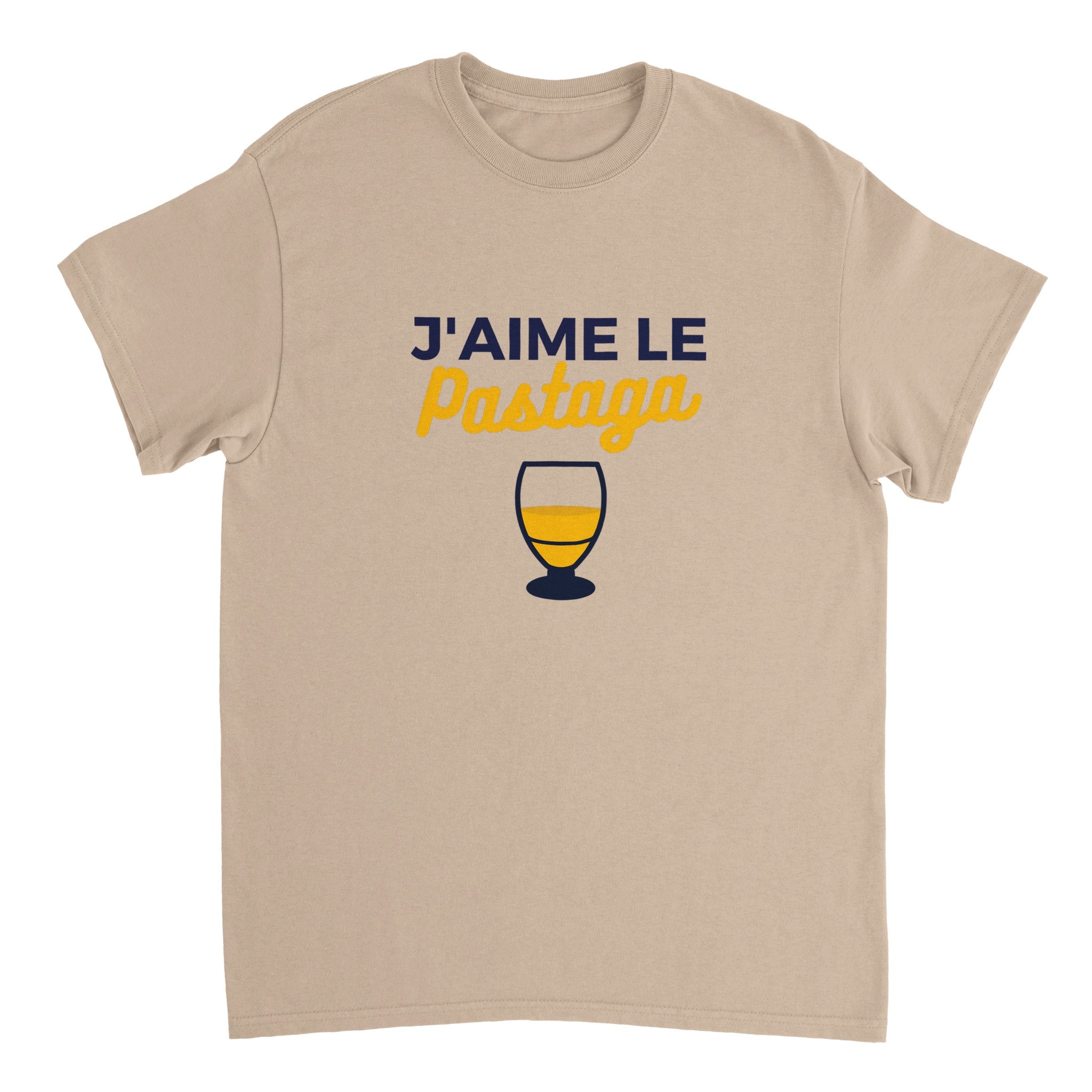 T-shirt Pastis "J'aime le pastaga" | Mixte French Humour
