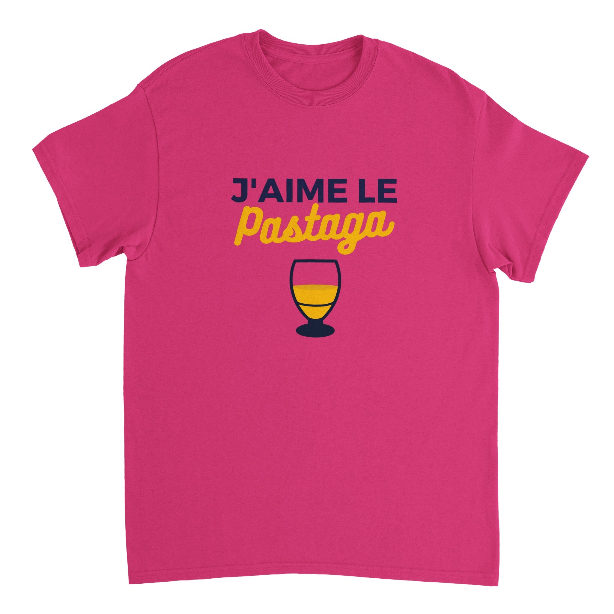 T-shirt Pastis "J'aime le pastaga" | Mixte French Humour