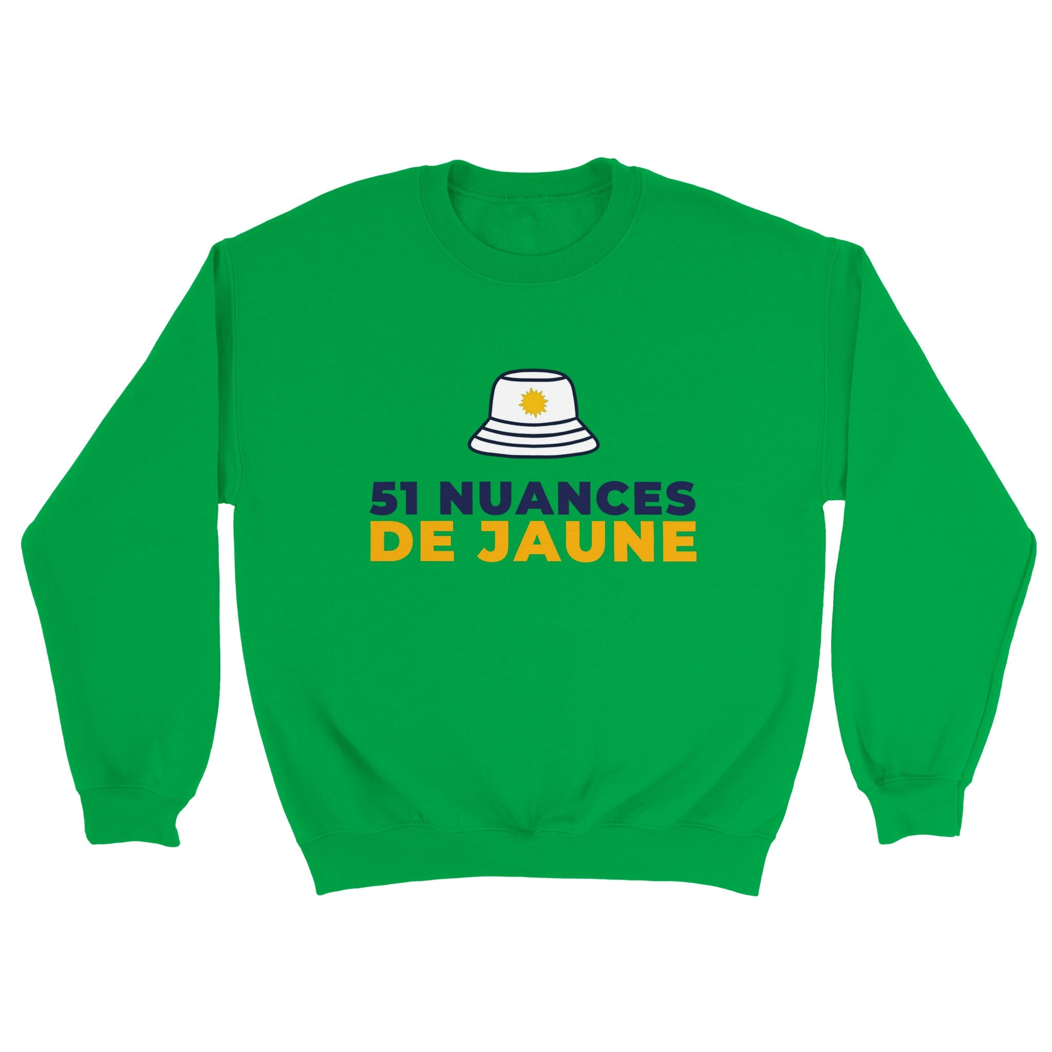 Sweat pastis "51 nuances de jaune" | Mixte French Humour