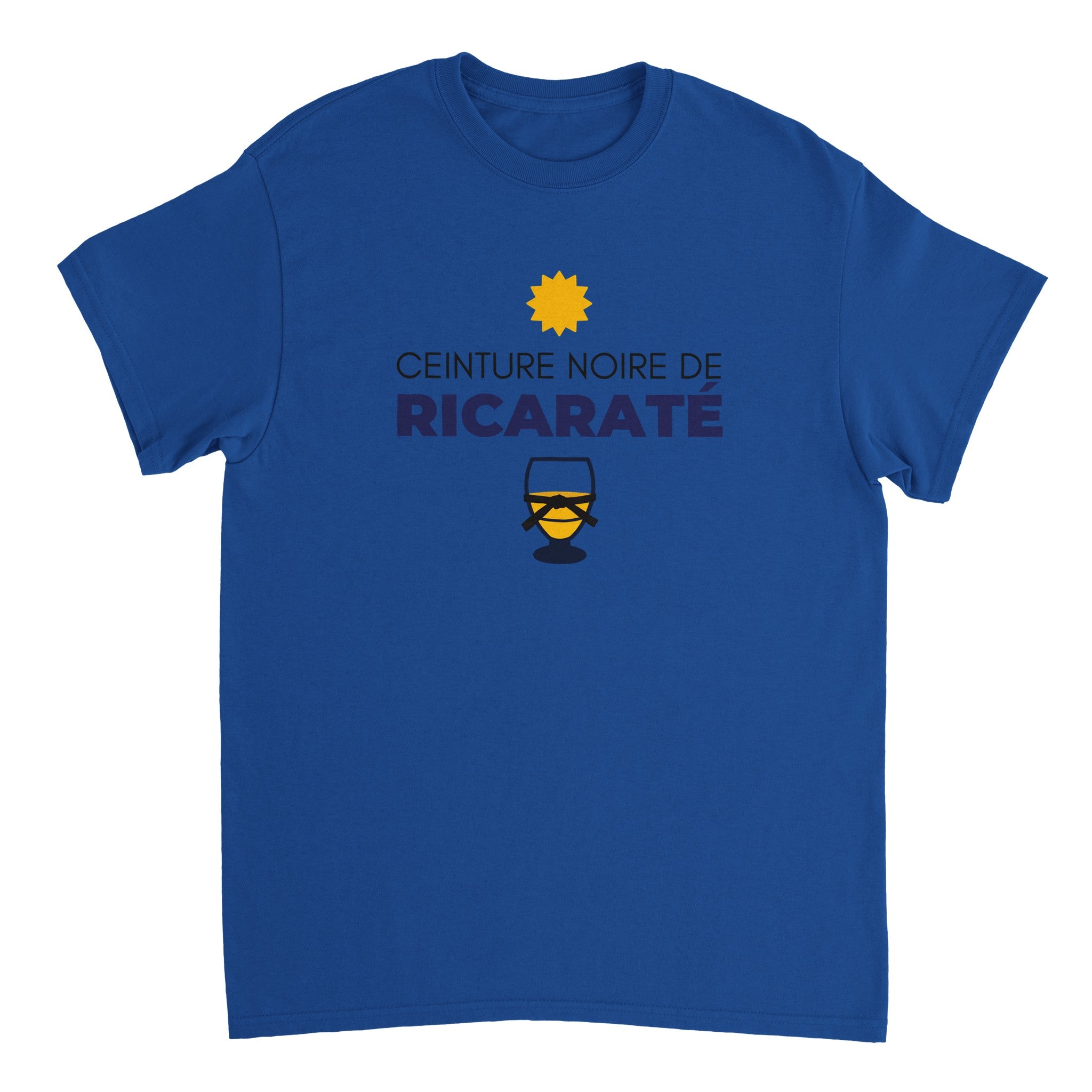 T-shirt Pastis "ceinture noire de ricaraté" | Mixte French Humour