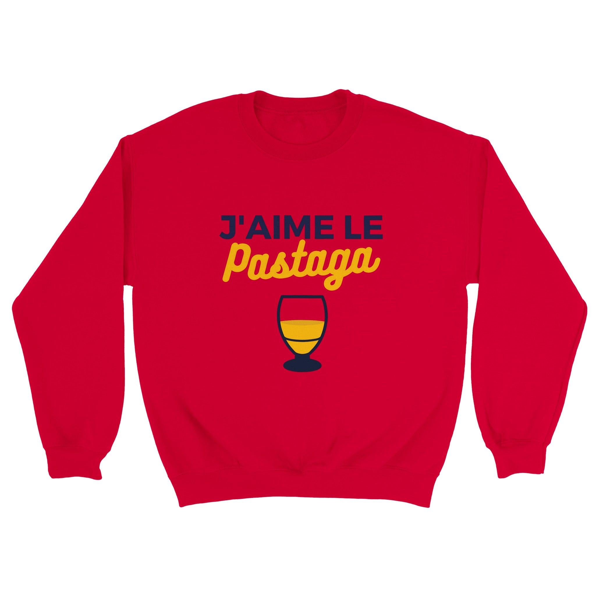 Sweat pastis "J'aime le pastaga" | Mixte French Humour