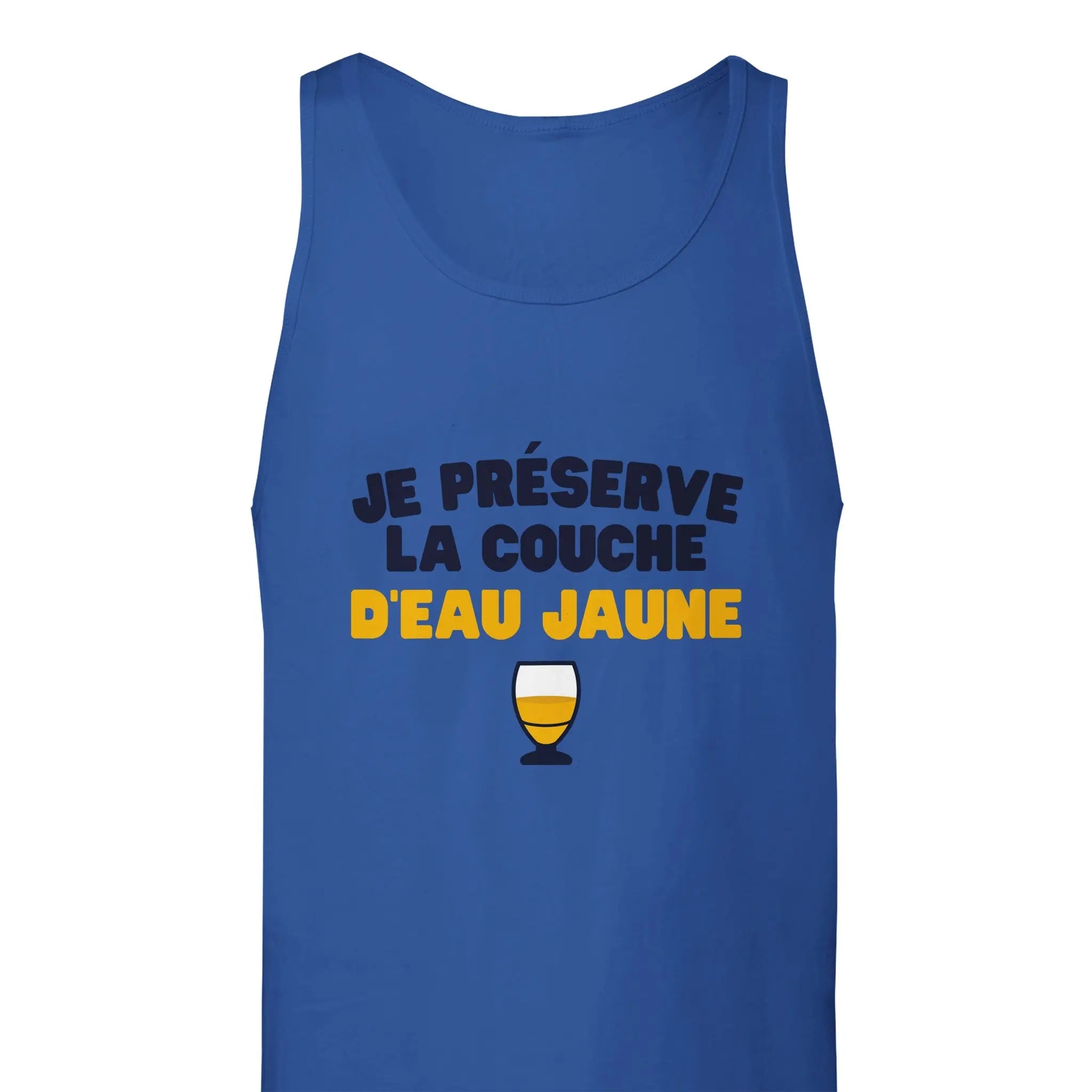 Débardeur Pastis "Je préserve la couche d'eau jaune" | Mixte French Humour