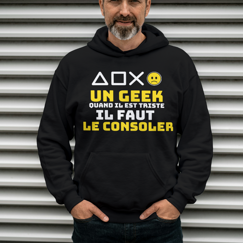 Sweat-à-capuche-Geek French Humour