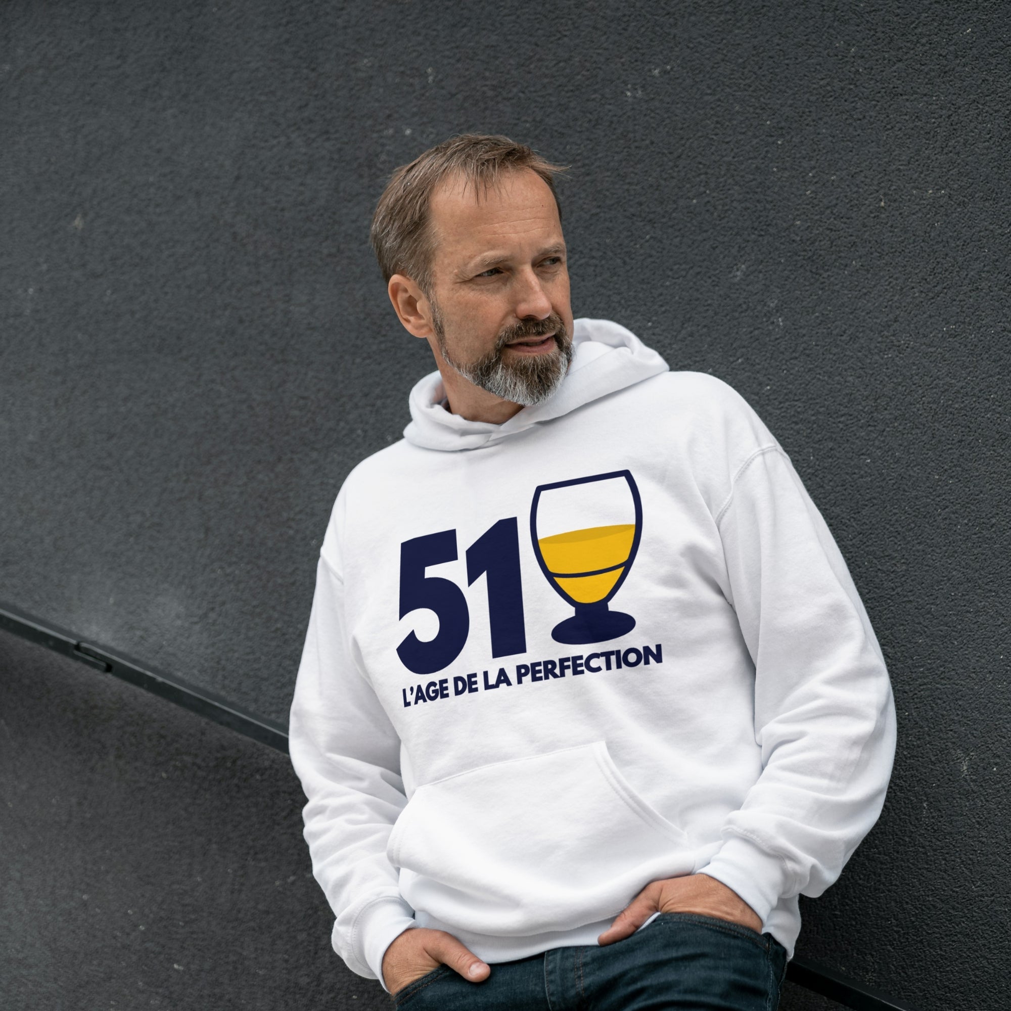 Sweat à capuche Pastis