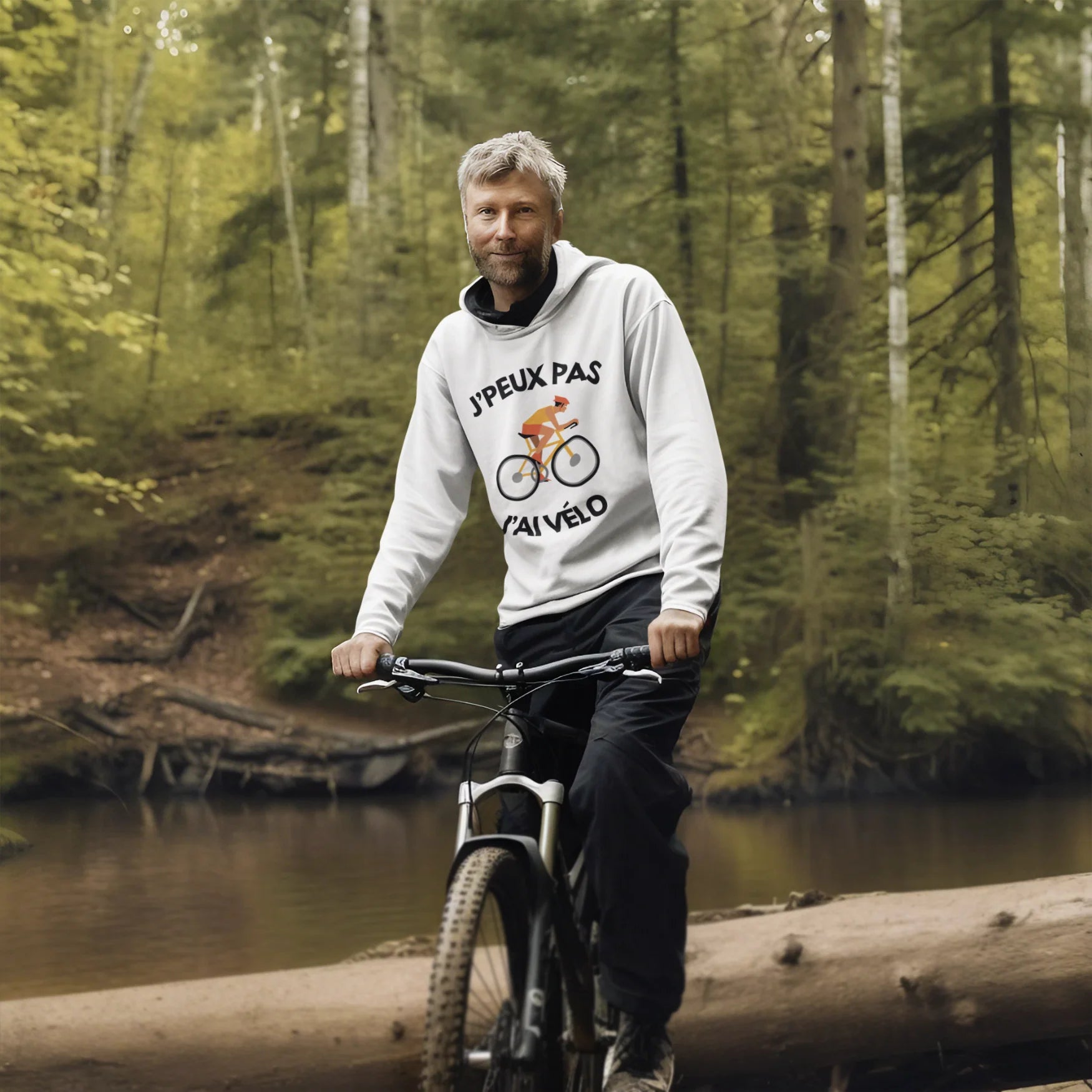 Sweat à capuche Vélo