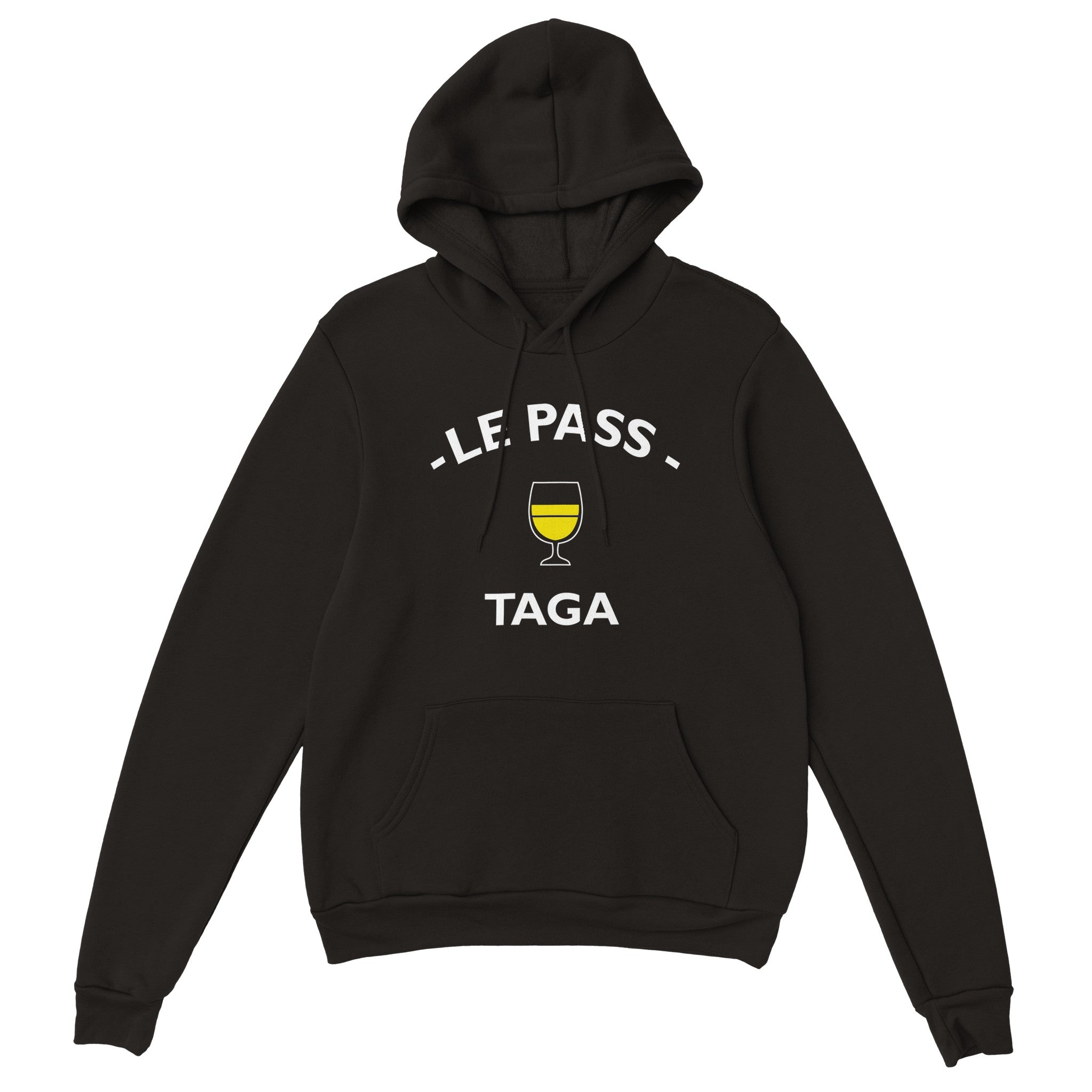 Sweat à capuche pastis "Le pass taga" | Mixte
