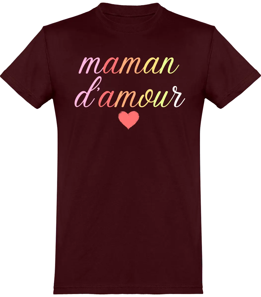 T-shirt maman "Maman d'amour" | Mixte - French Humour
