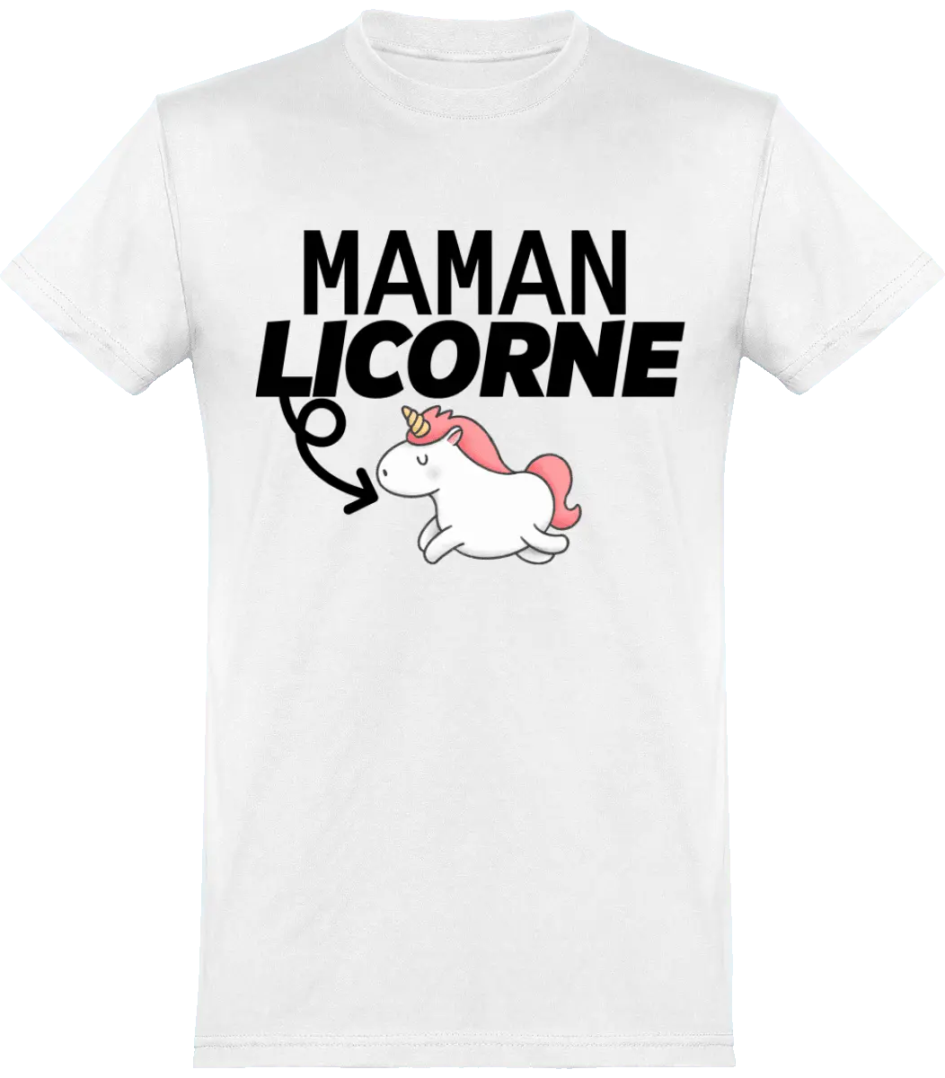 T-shirt maman "Maman licorne" | Mixte - French Humour