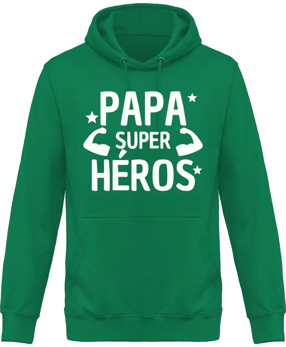 Sweat à capuche papa "Papa super héros" | Mixte - French Humour