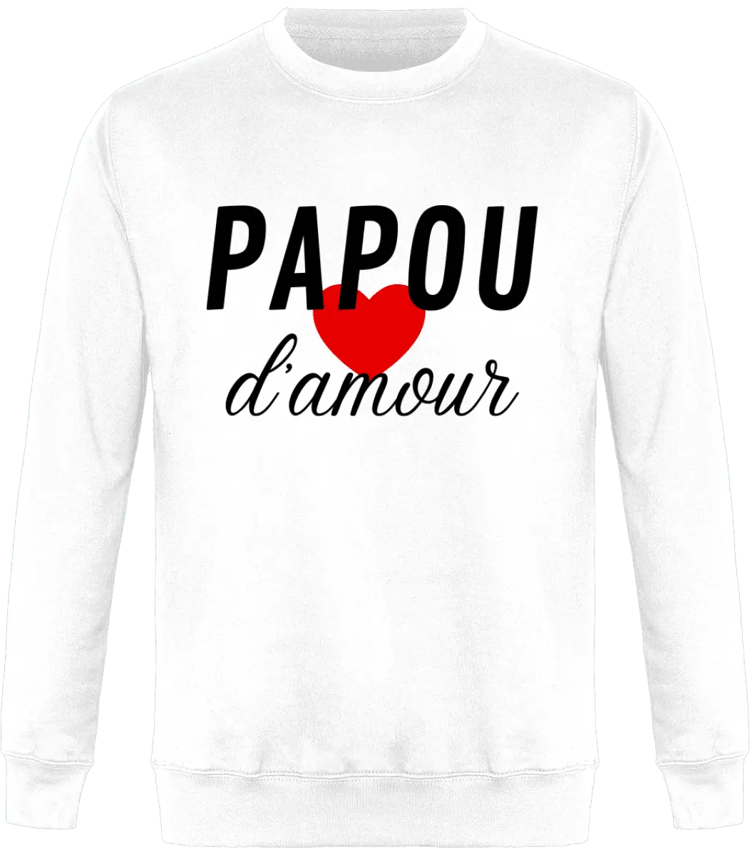 Sweat papa "Papou d'amour" | Mixte - French Humour