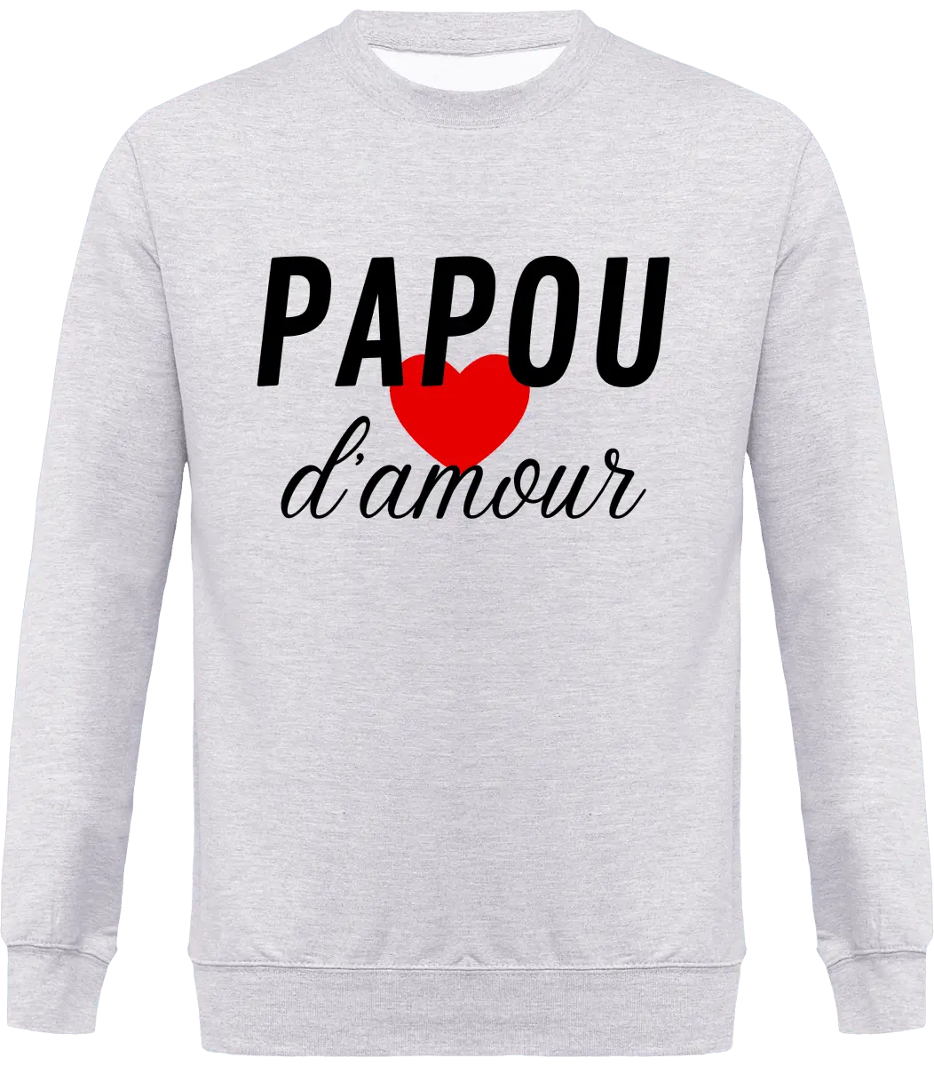 Sweat papa "Papou d'amour" | Mixte - French Humour