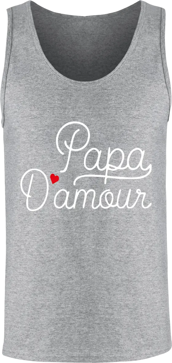 Débardeur papa "papa d'amour" | Mixte - French Humour