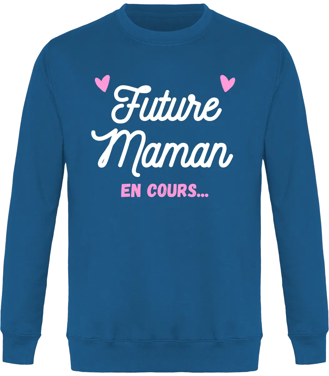 Sweat maman "Future maman en cours" | Mixte - French Humour