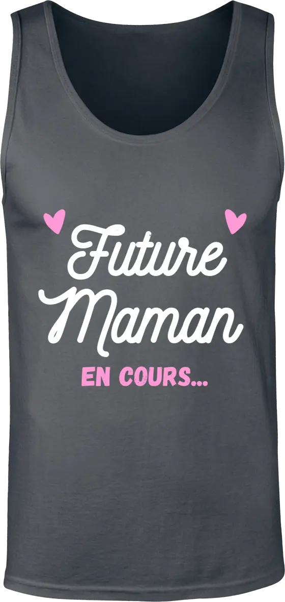 Débardeur maman "Future maman en cours" | Mixte - French Humour