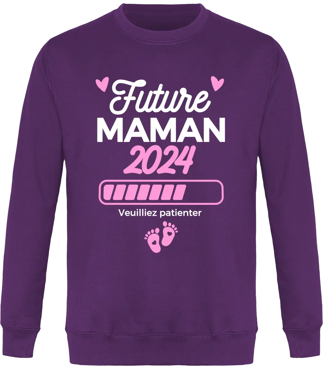 Sweat maman "Future maman" | Mixte - French Humour
