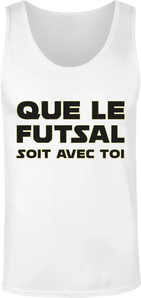 Débardeur Foot "Que le futsal soit avec toi" | Mixte - French Humour