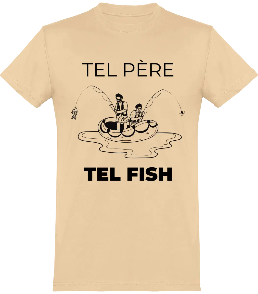 T-shirt pêcheur "tel père tel fish" | Mixte - French Humour