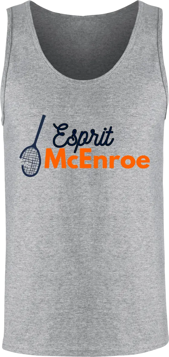 Débardeur Tennis "Esprit McEnroe" | Mixte - French Humour