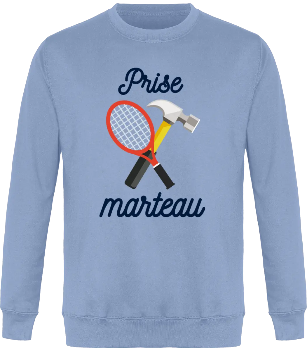 Sweat Tennis "Prise Marteau" | Mixte - French Humour