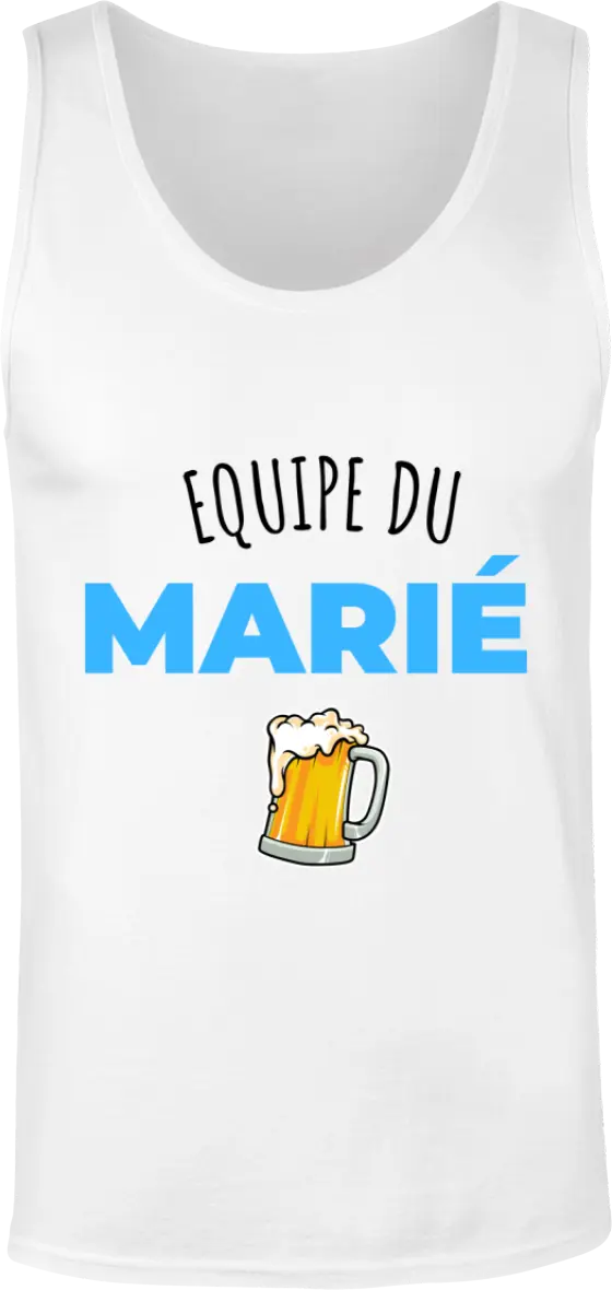 Débardeur EVG "Équipe du marié" | Mixte - French Humour