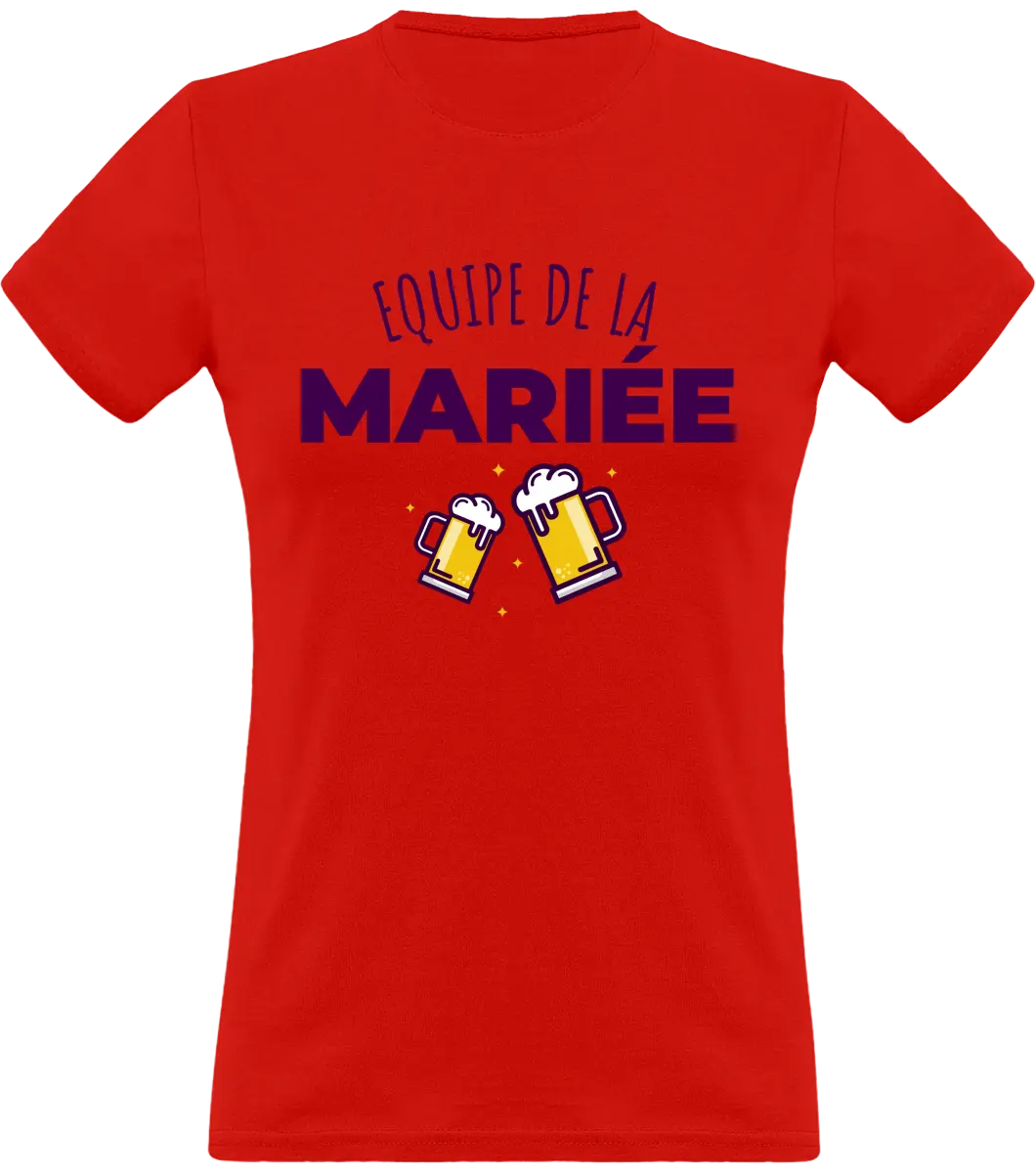 T-shirt EVJF "Équipe de la mariée" - French Humour