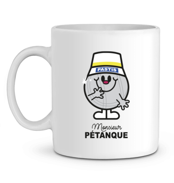 Mug Pastis "Monsieur Pétanque"