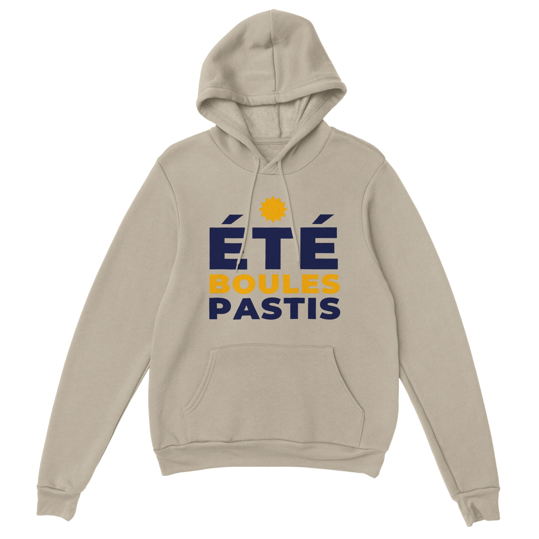 Sweat à capuche pastis "été boules pastis" | Mixte