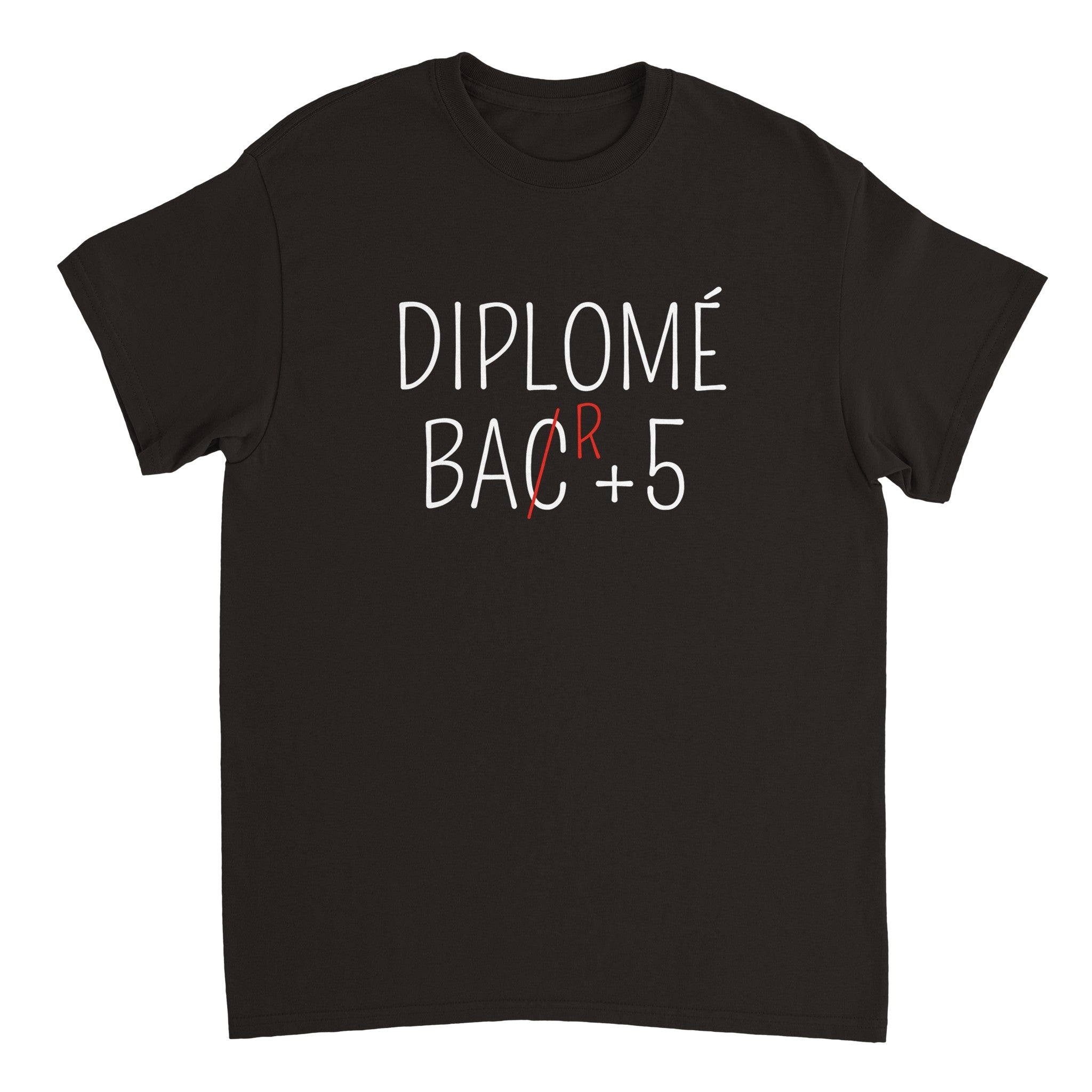 T-shirt Apéro "Diplômé Bar+5" | Mixte