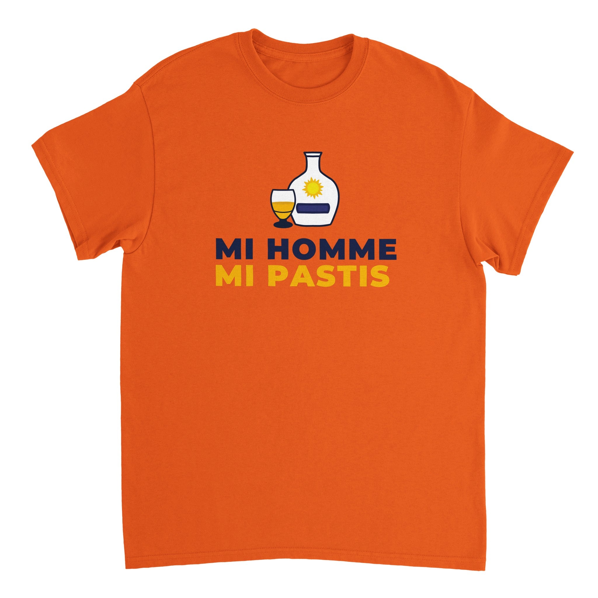 T-shirt Pastis "Mi homme Mi pastis" | Mixte