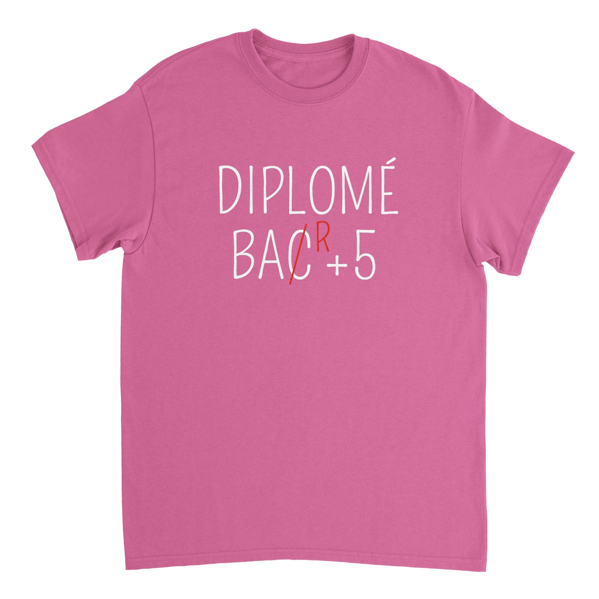 T-shirt Apéro "Diplômé Bar+5" | Mixte